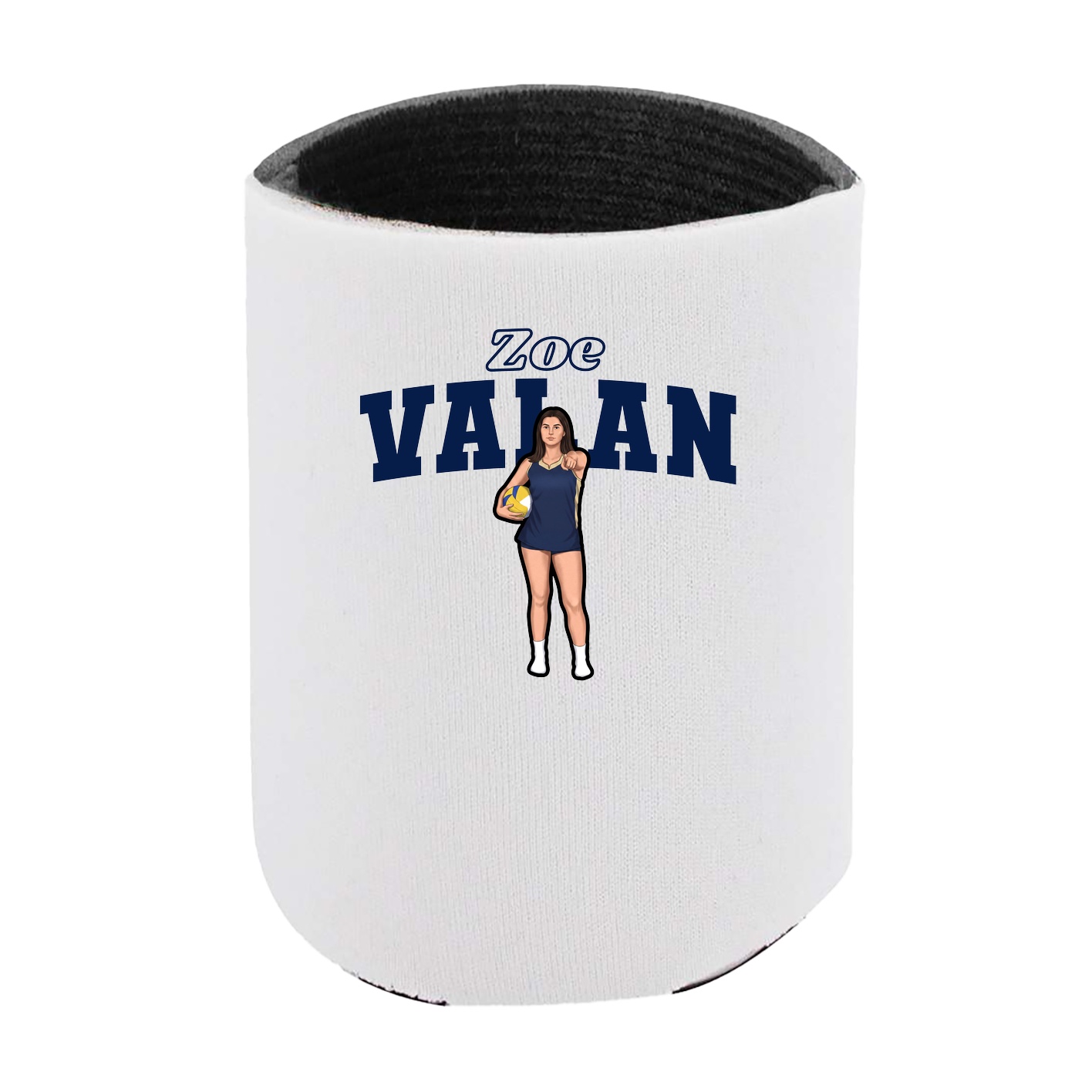 Can Holder — Name Arch in White