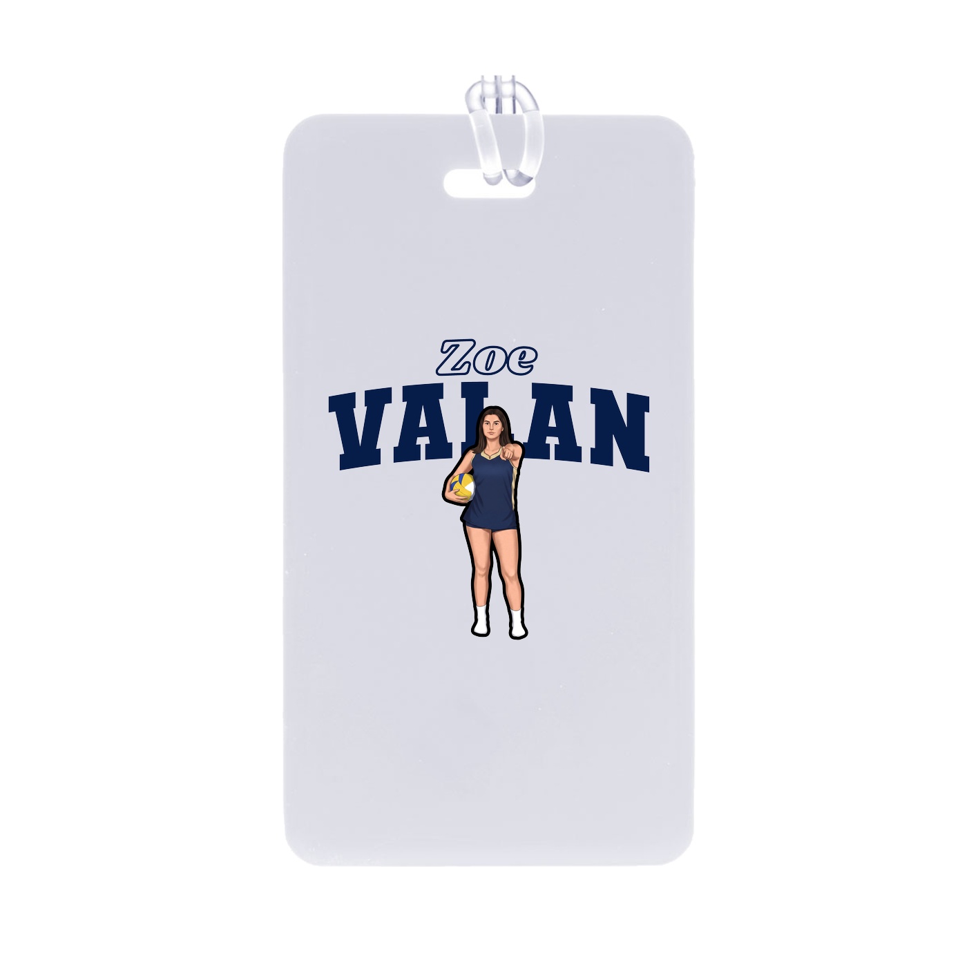 Bag Tag — Name Arch in Classic