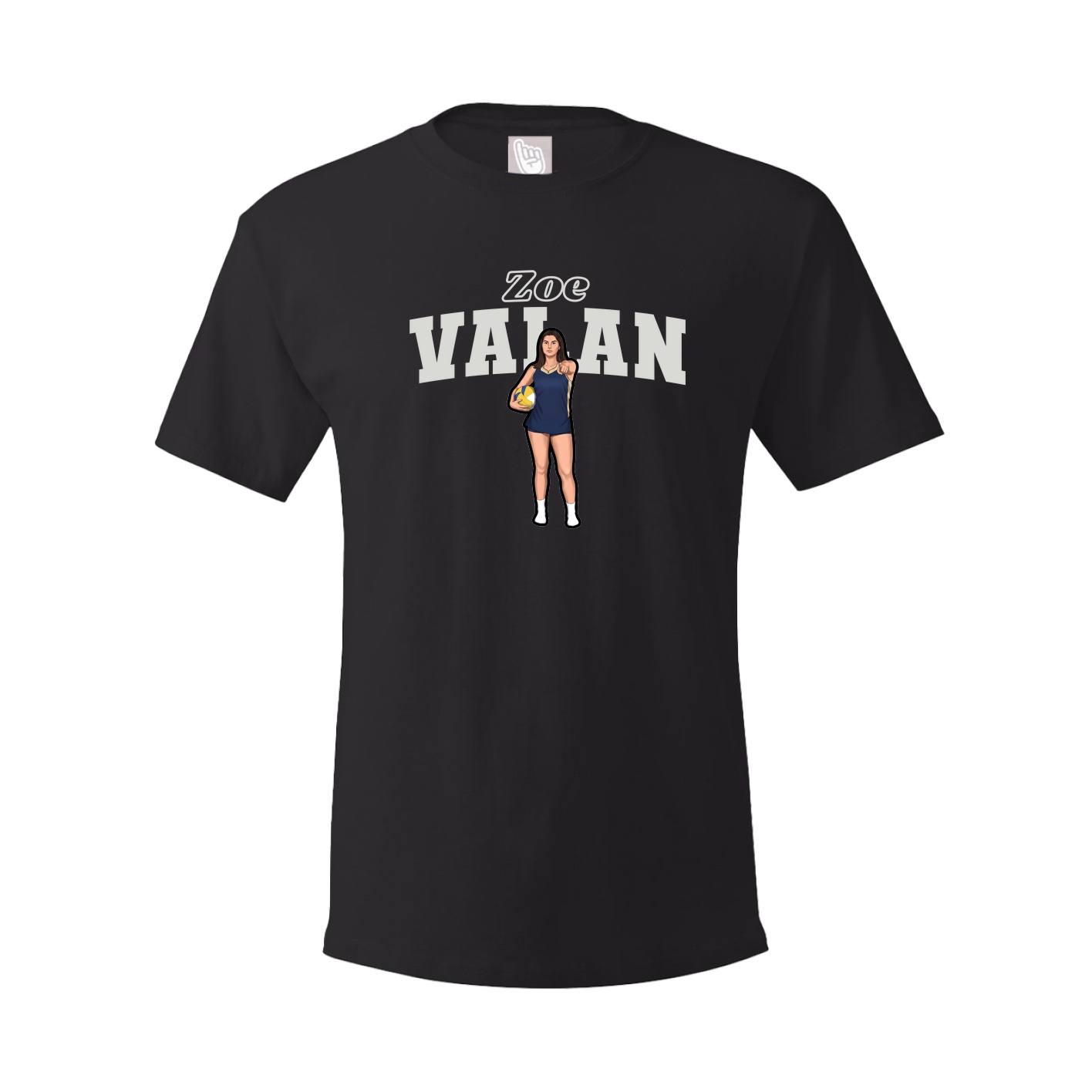 Youth Tee — Name Arch in Black