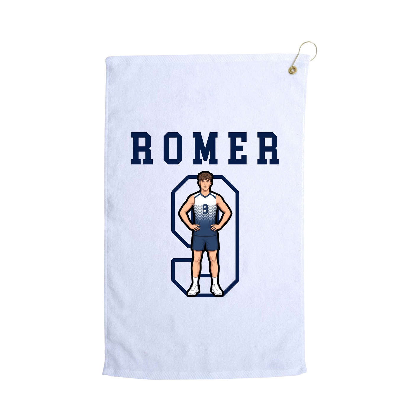 Golf Towel — Shirsey in White