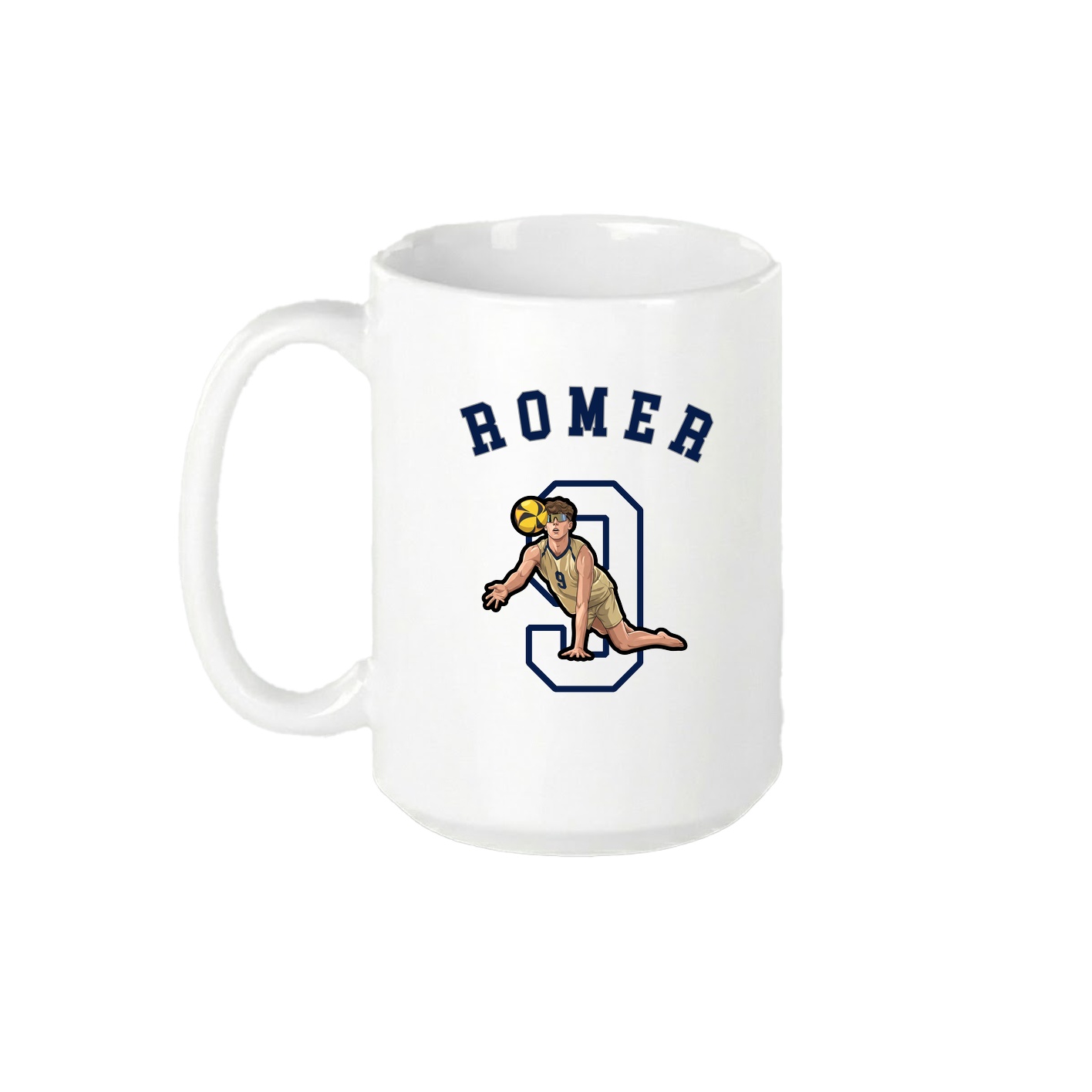 15oz Coffee Mug — Shirsey Arch in White
