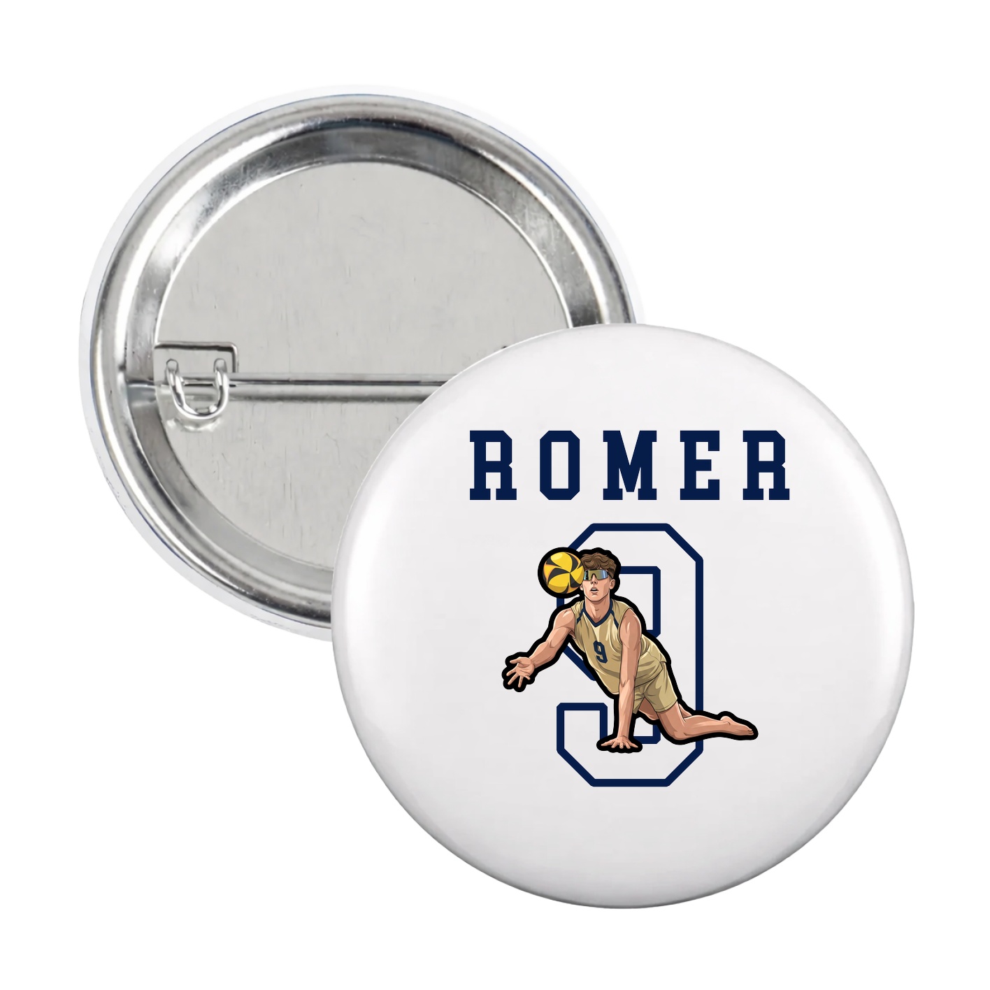 Game Day Button — Shirsey in White