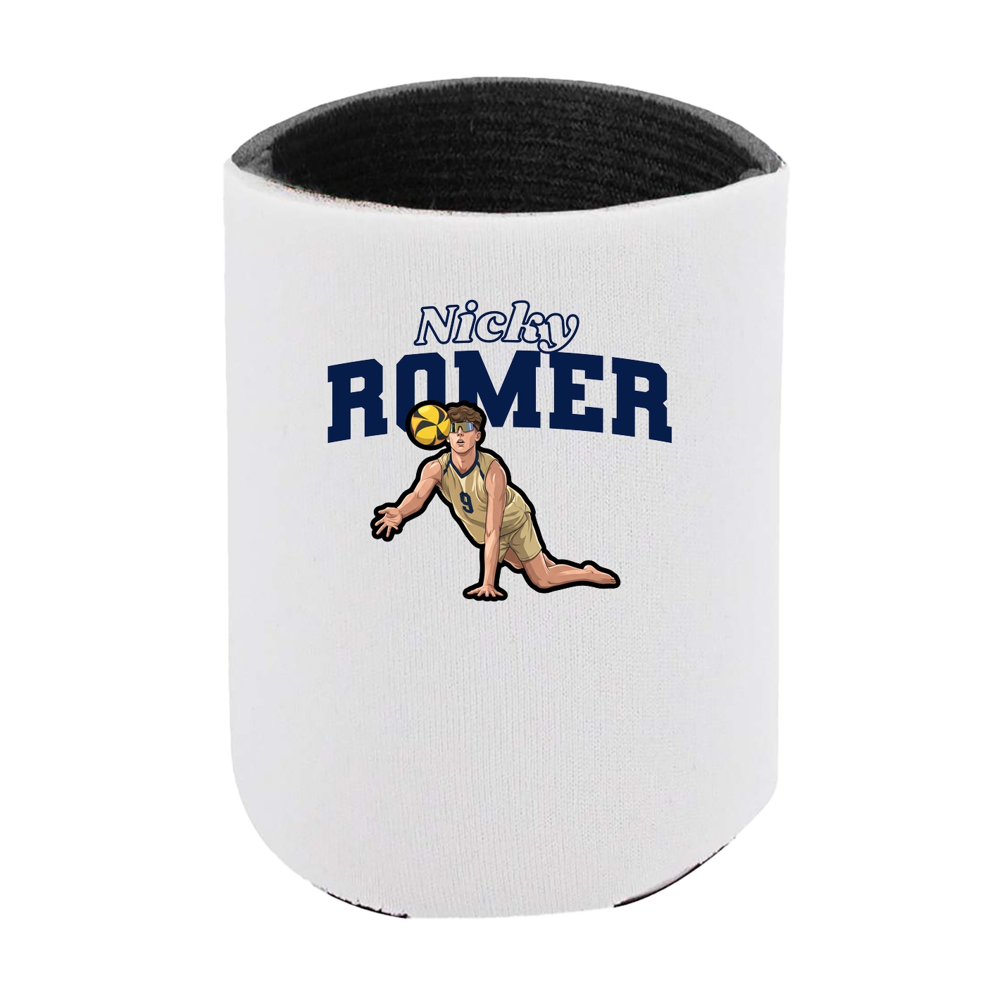 Can Holder — Name Arch in White