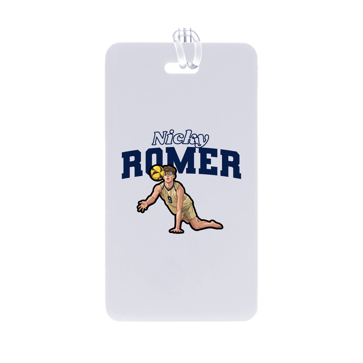 Bag Tag — Name Arch in Classic
