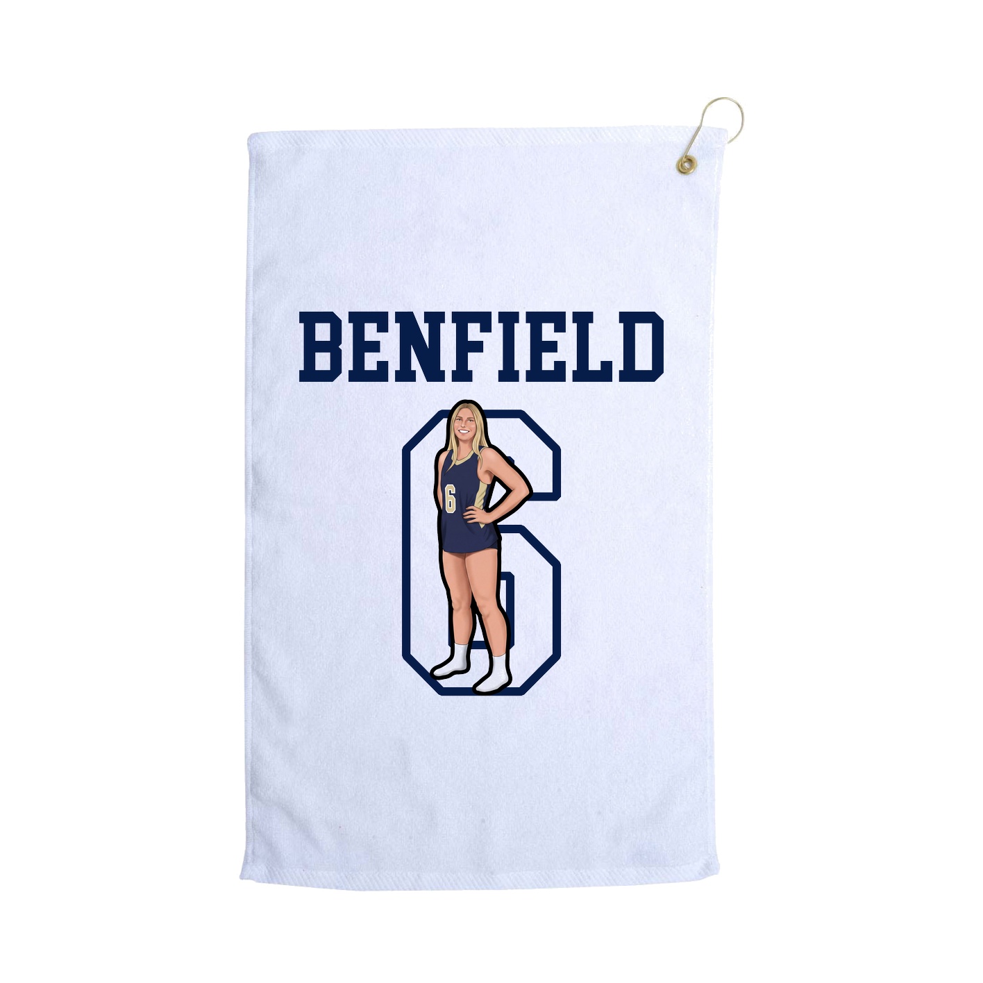 Golf Towel — Shirsey in White