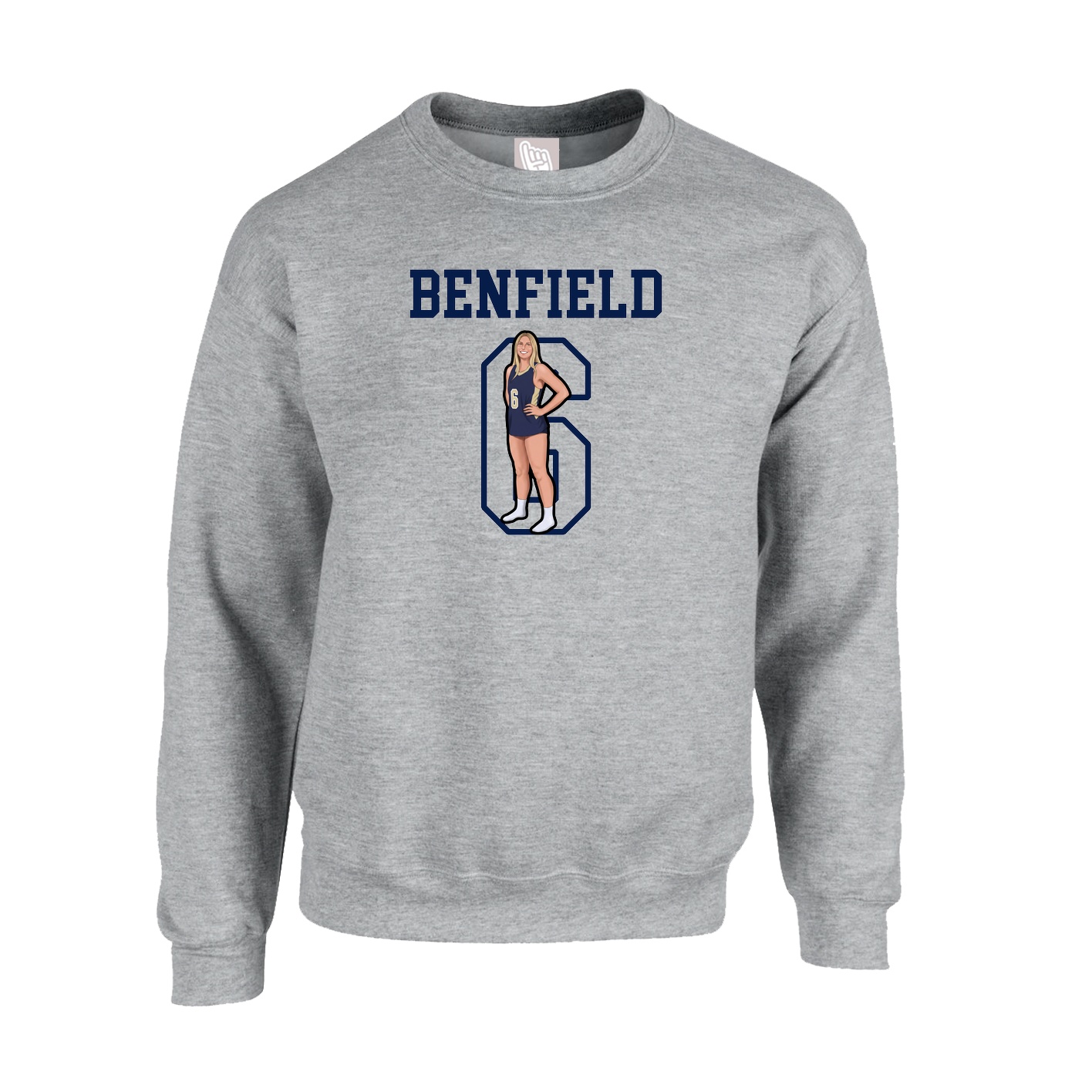 Fleece Crew — Shirsey in Grey