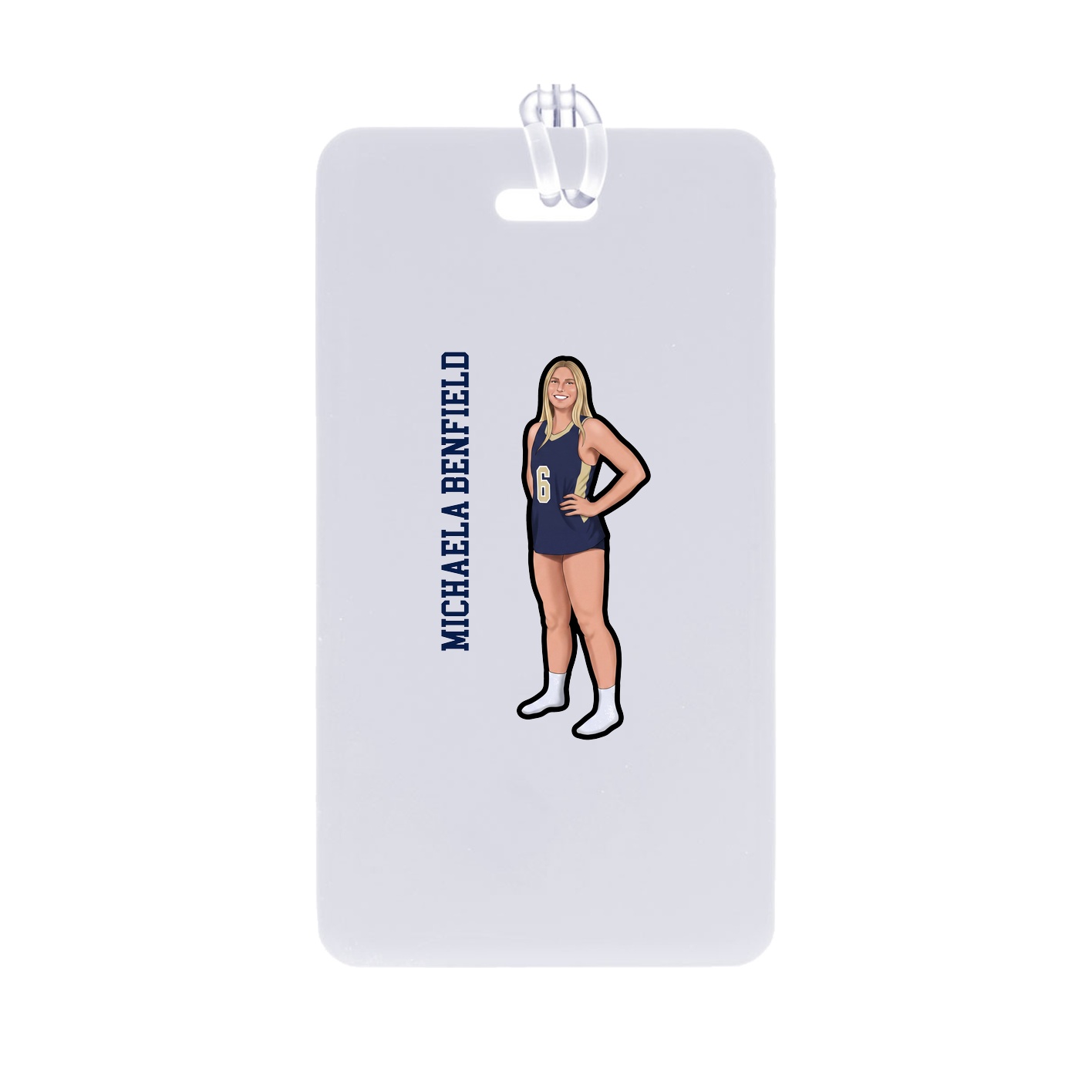 Bag Tag — Name Vertical in Classic