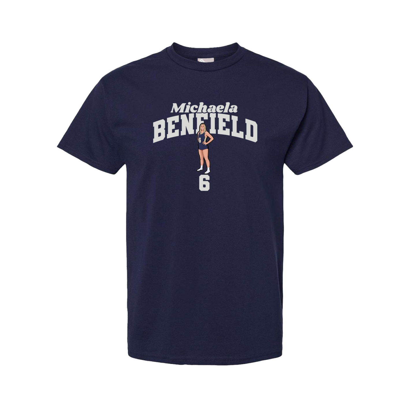 Youth Tee — Signature Arch in Navy