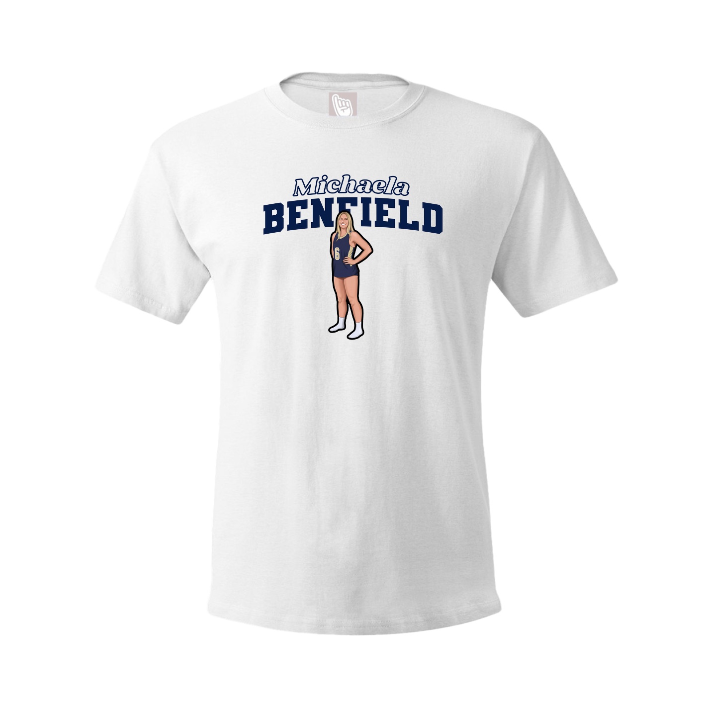 Tee — Name Arch in White