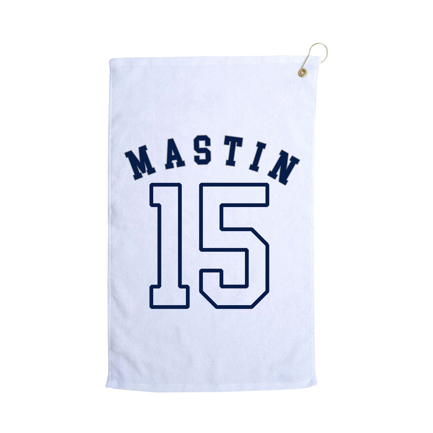 Golf Towel — Shirsey Arch in White