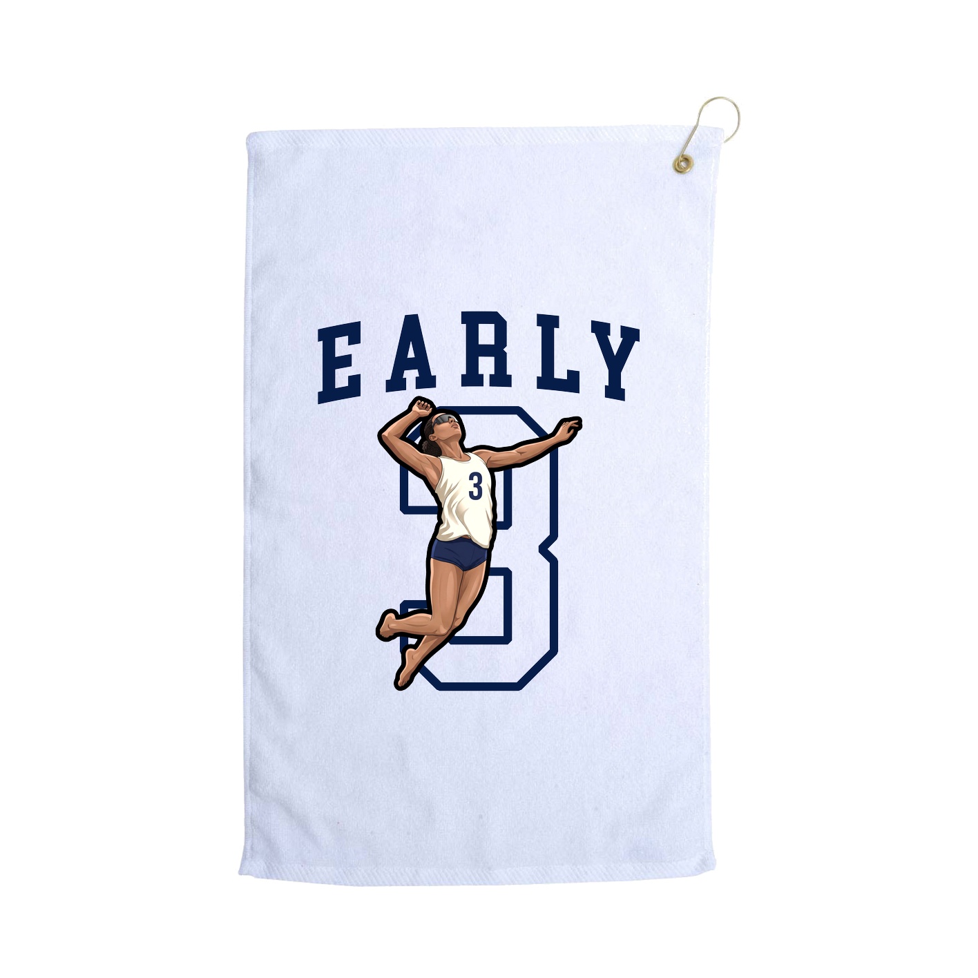 Golf Towel — Shirsey in White
