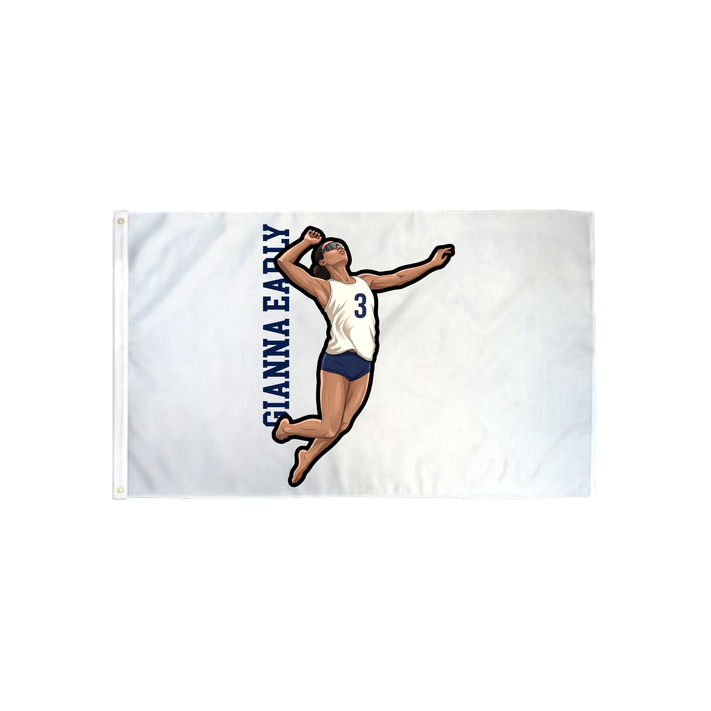 3x5 Flag — Name Vertical in Classic