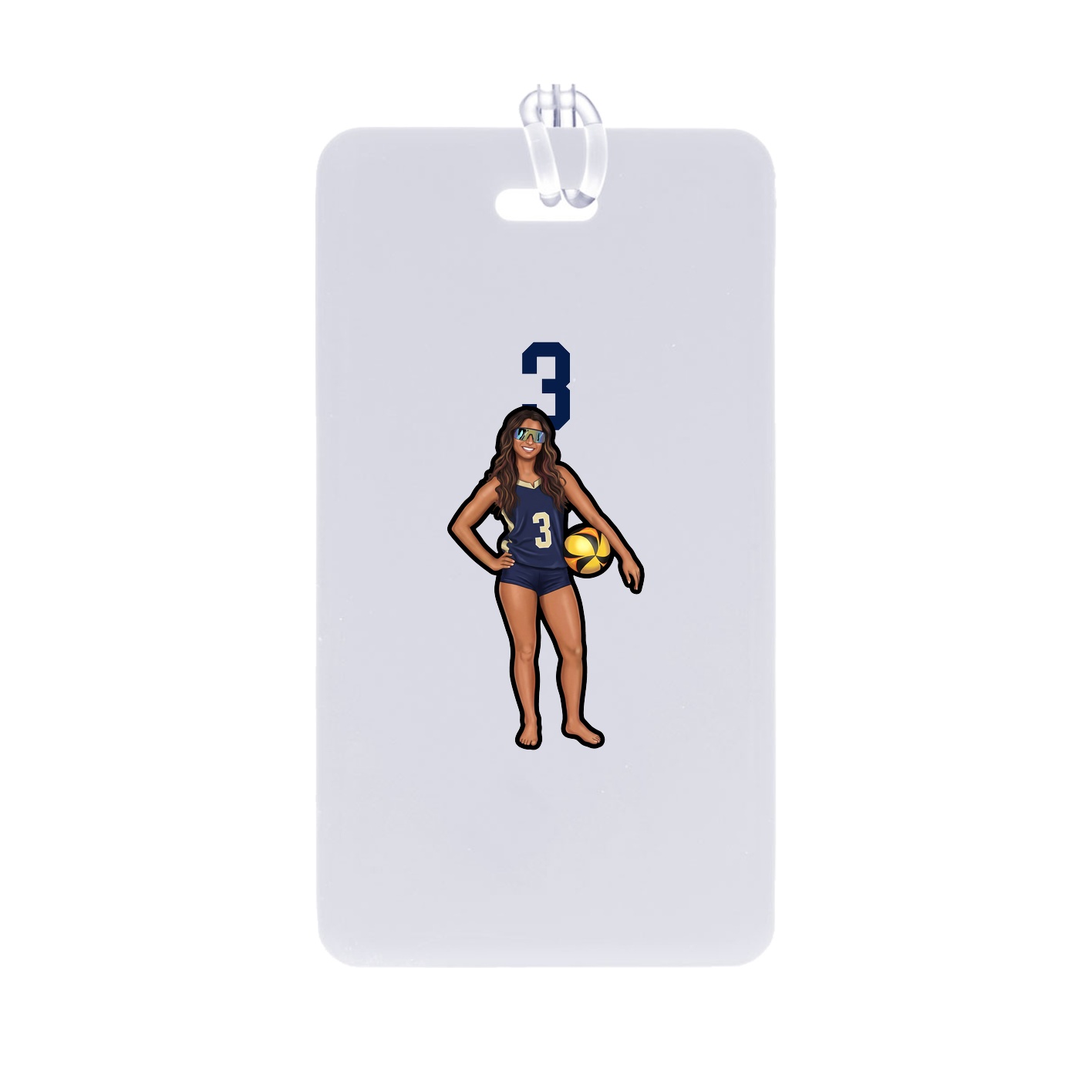 Bag Tag — Number Top in Classic