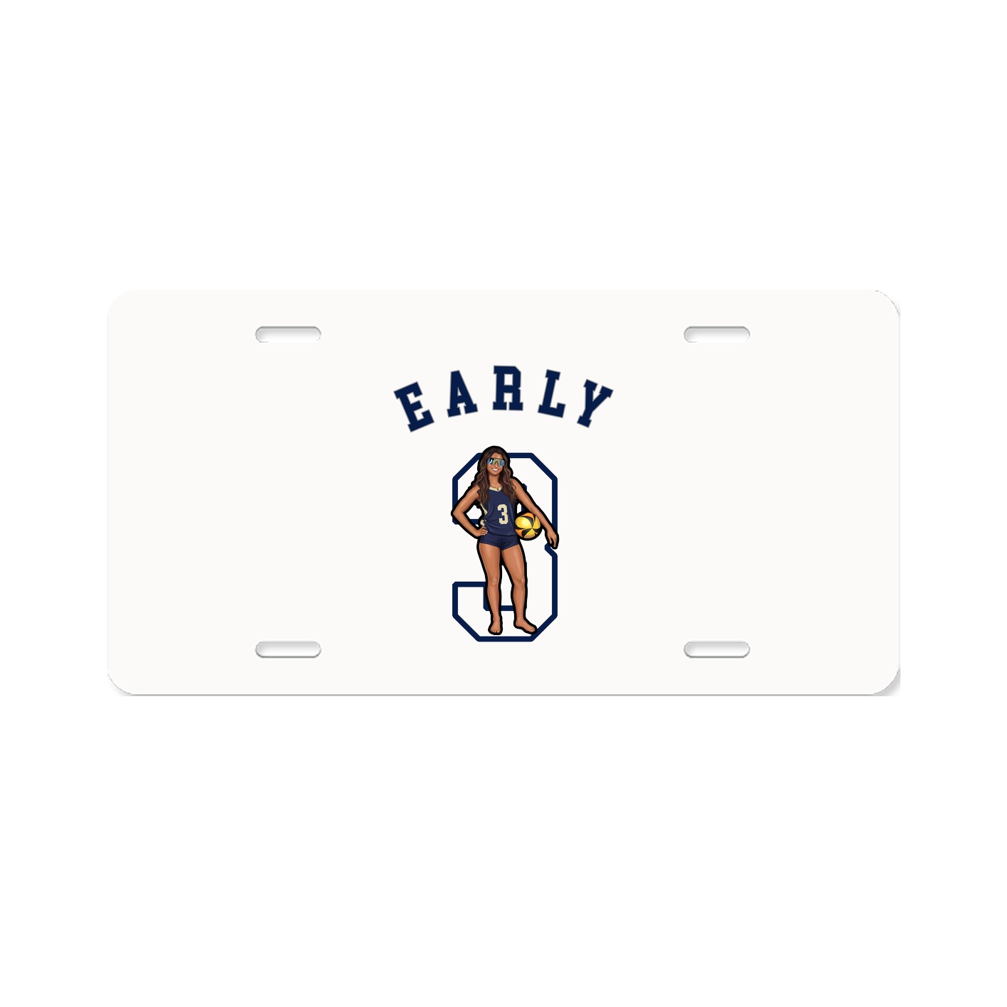 License Plate — Shirsey Arch in Classic