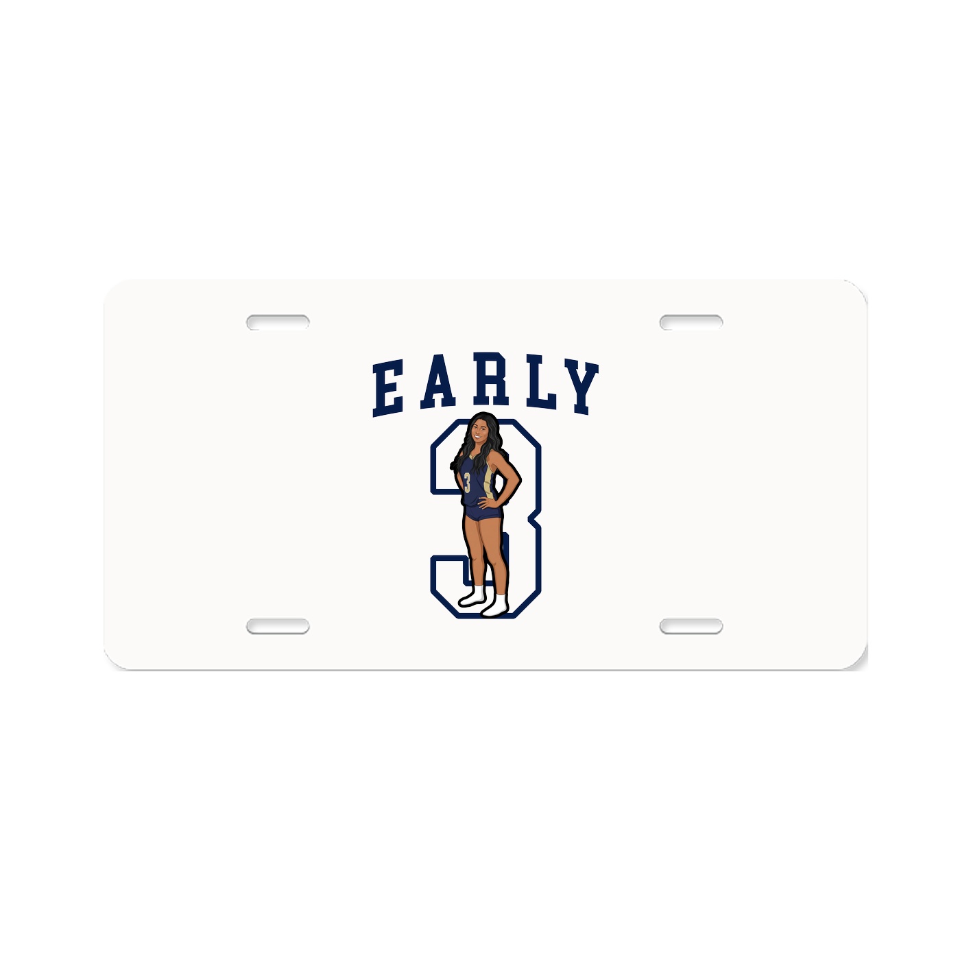 License Plate — Shirsey in Classic