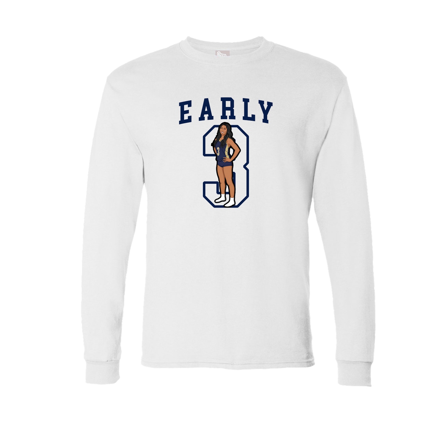 Long Sleeve Tee — Shirsey in White