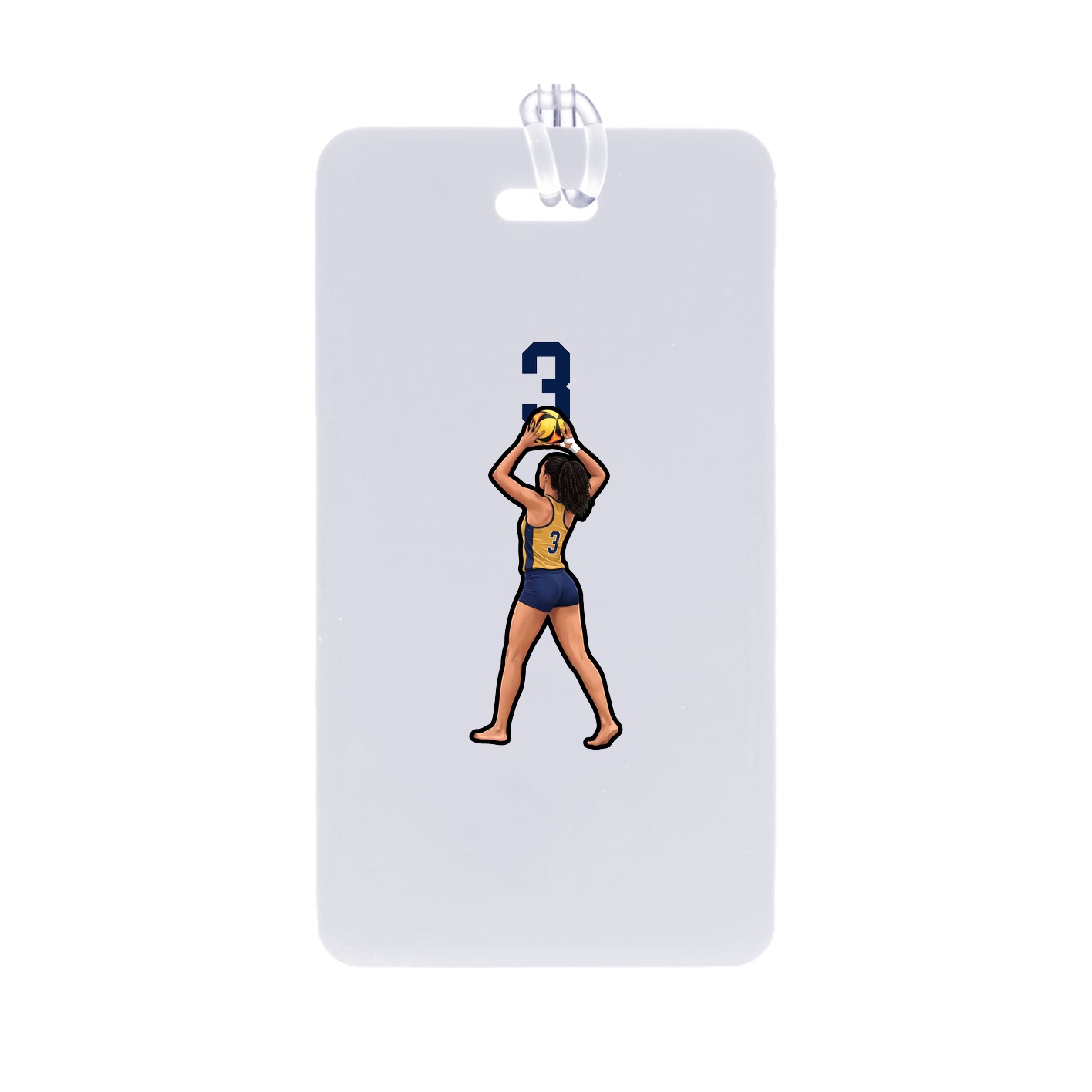 Bag Tag — Number Top in Classic