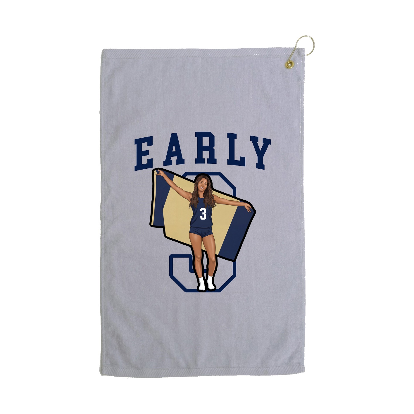 Golf Towel — Shirsey in Grey