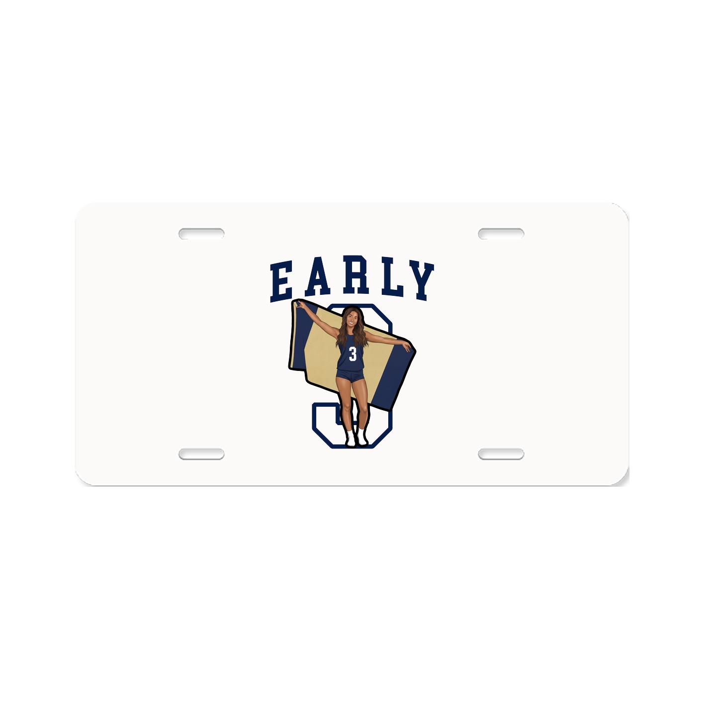 License Plate — Shirsey in Classic
