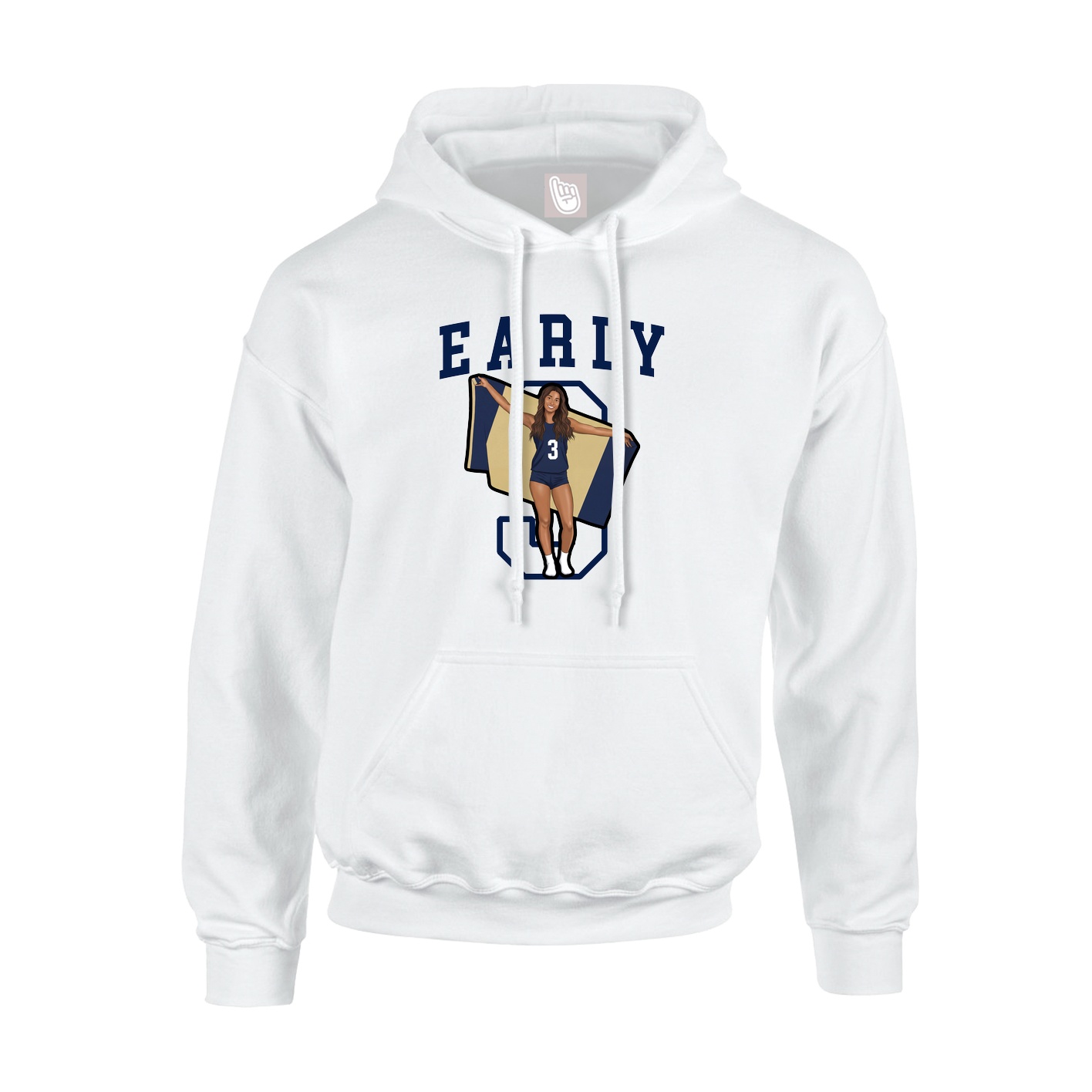 Youth Hoodie — Shirsey in White