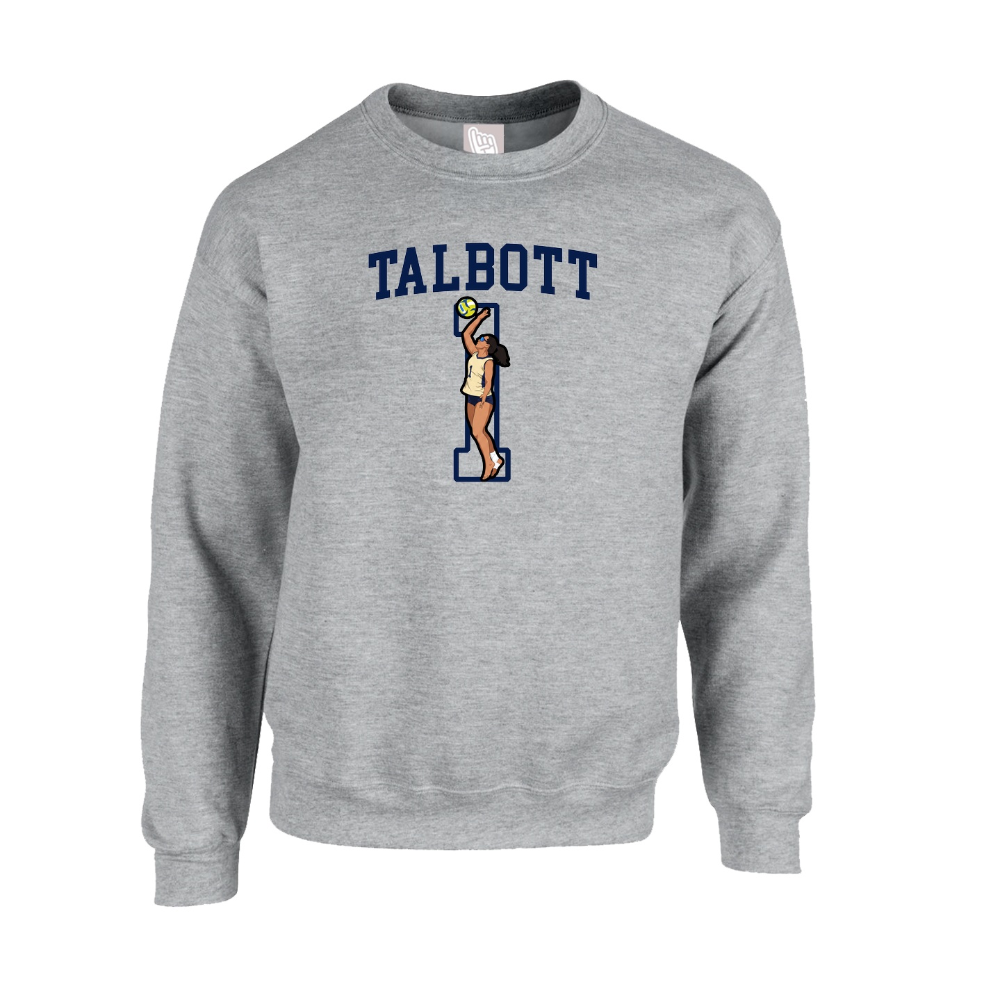 Fleece Crew — Shirsey in Grey