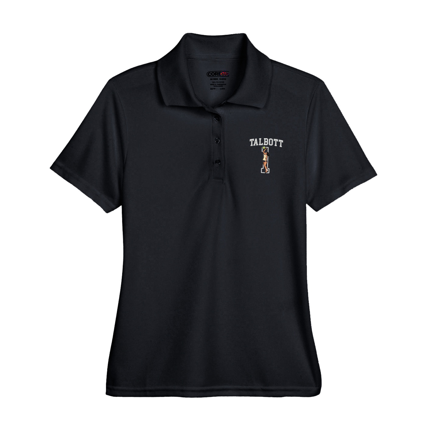 Womens Performance Polo — Shirsey in Black