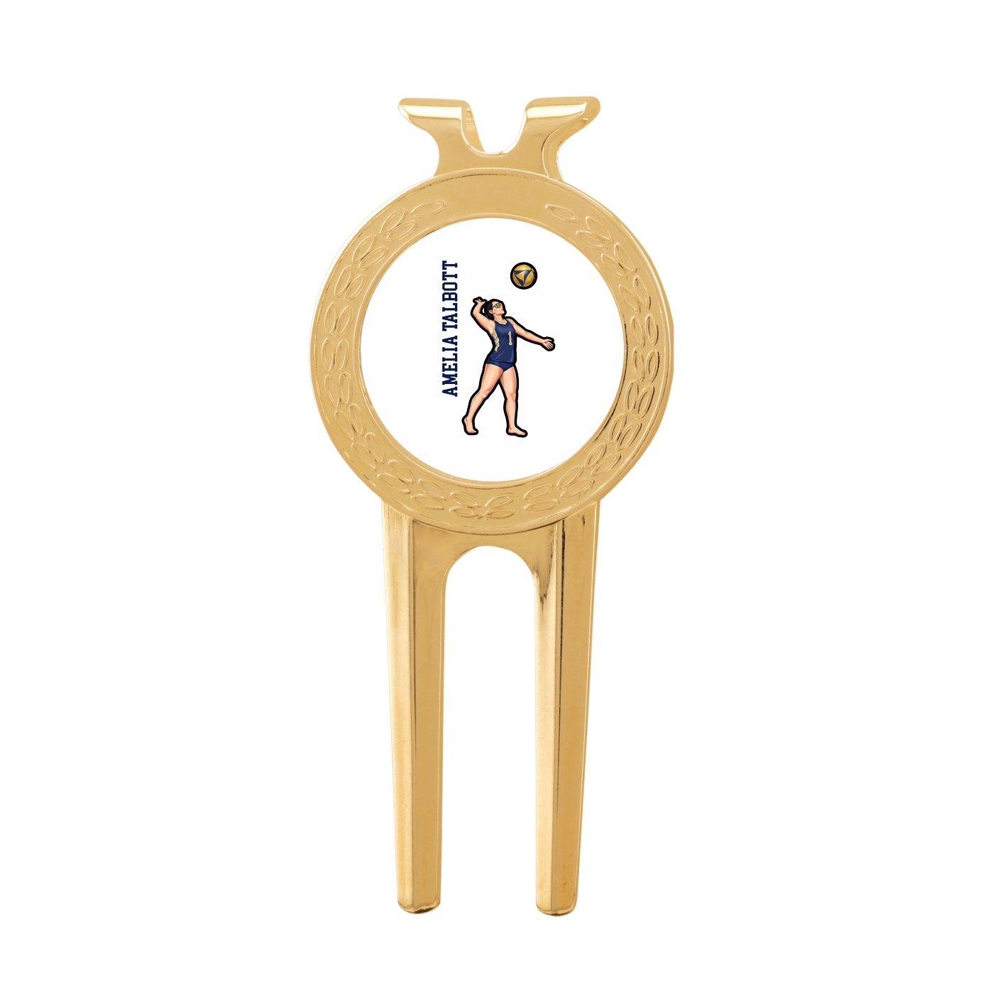 Divot Tool with Ball Marker — Name Vertical in Classic