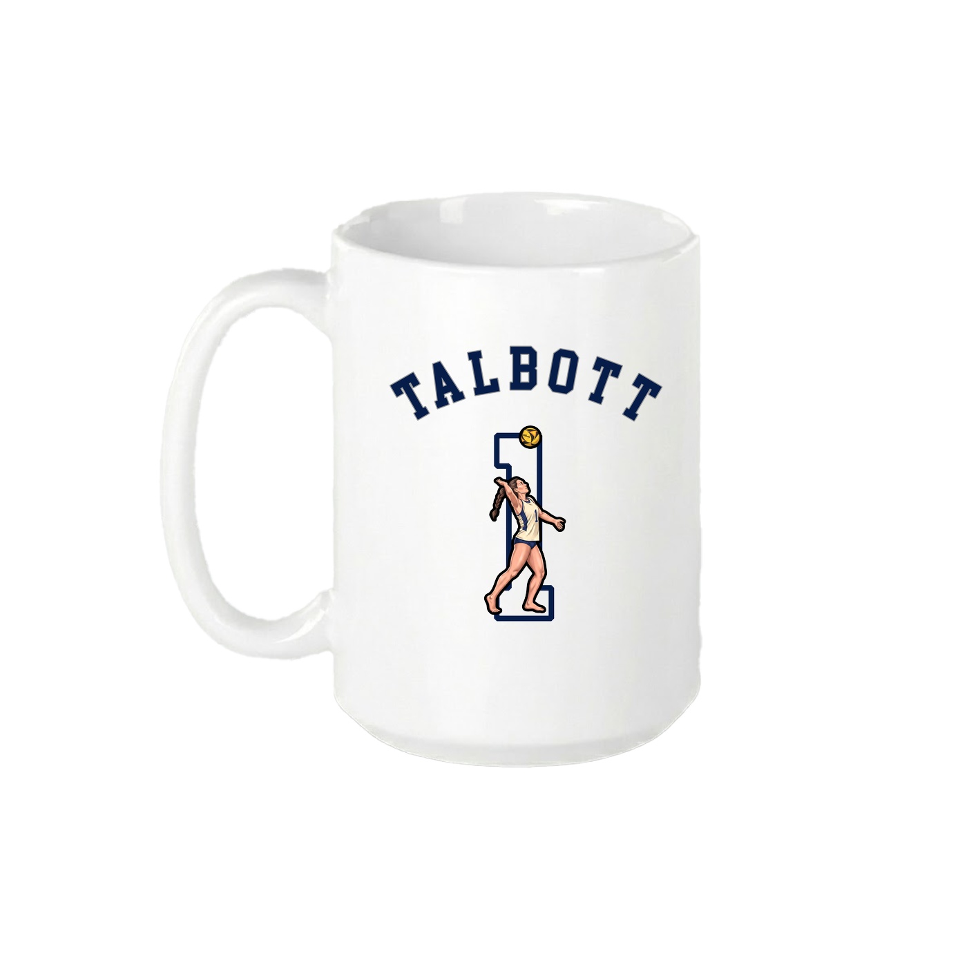 15oz Coffee Mug — Shirsey Arch in White