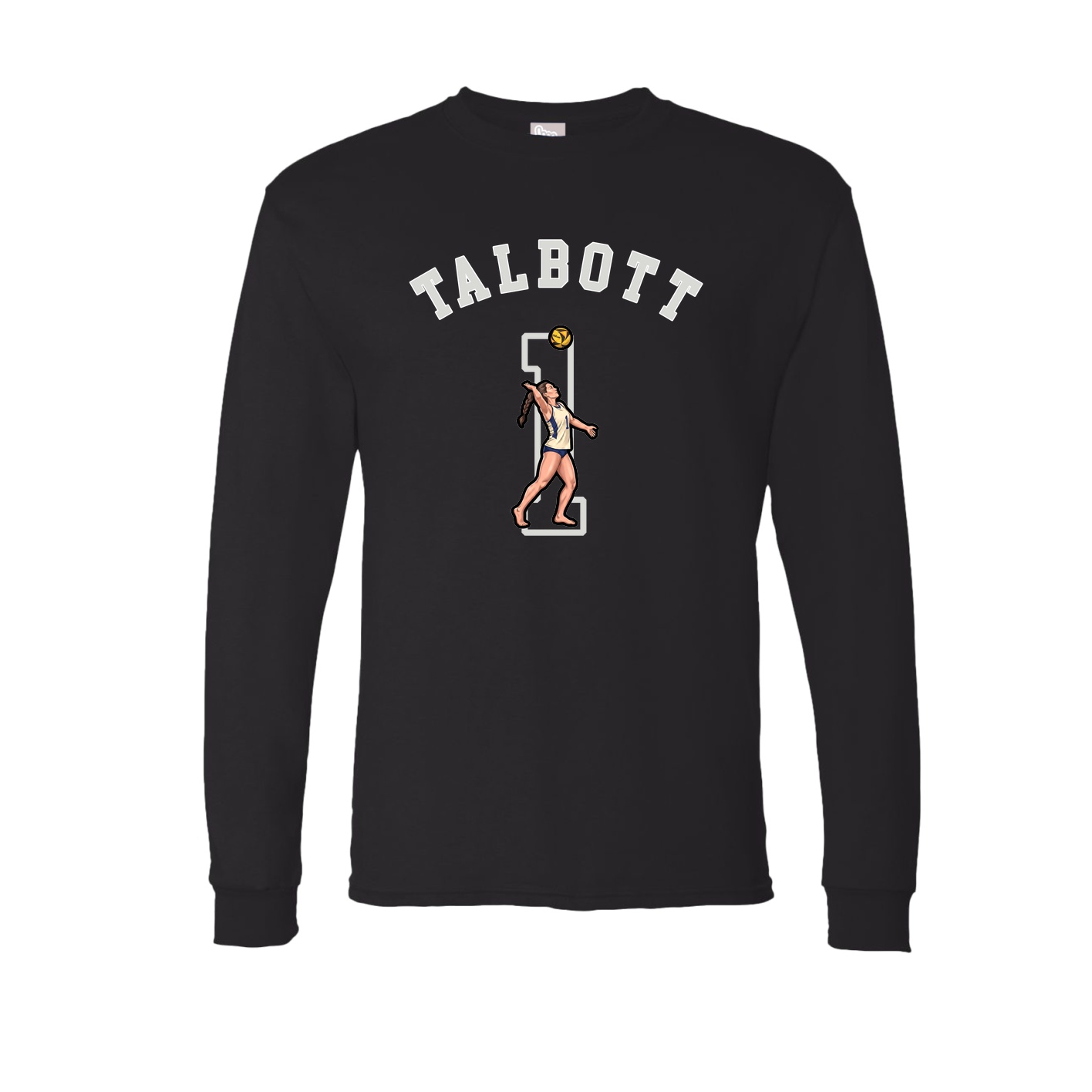 Long Sleeve Tee — Shirsey Arch in Black