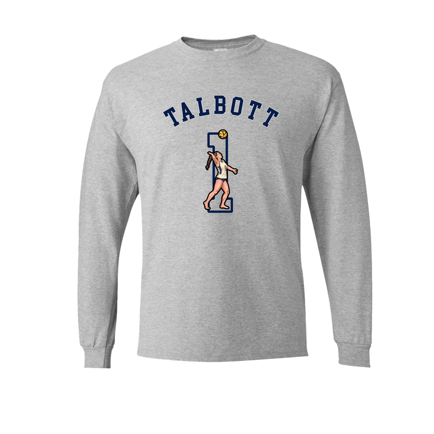 Long Sleeve Tee — Shirsey Arch in Grey