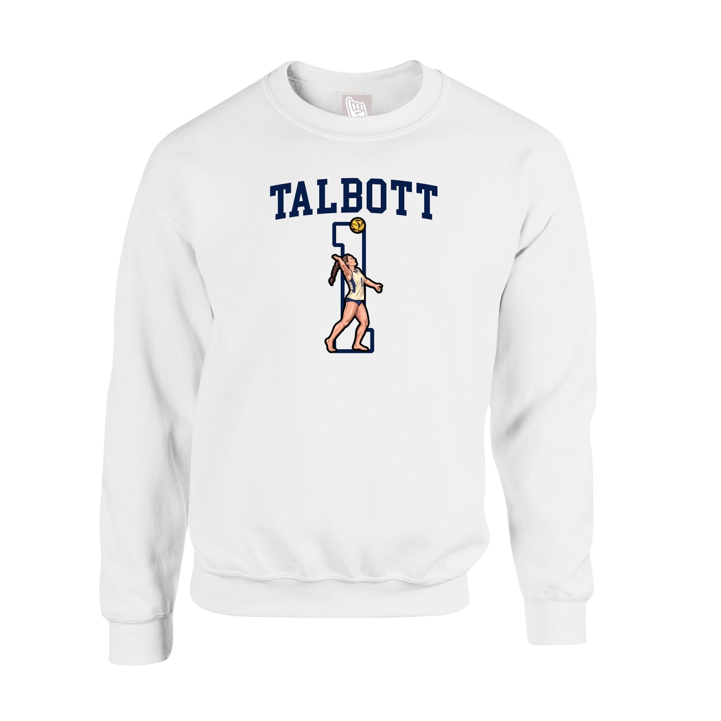 Fleece Crew — Shirsey in White