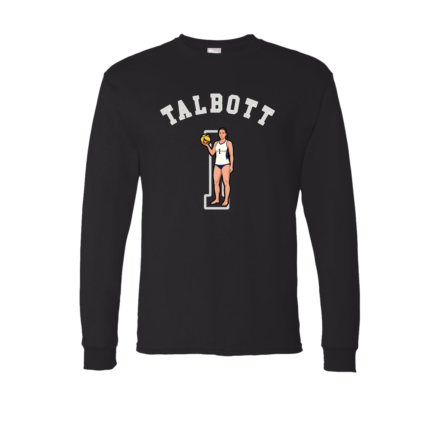 Long Sleeve Tee — Shirsey Arch in Black