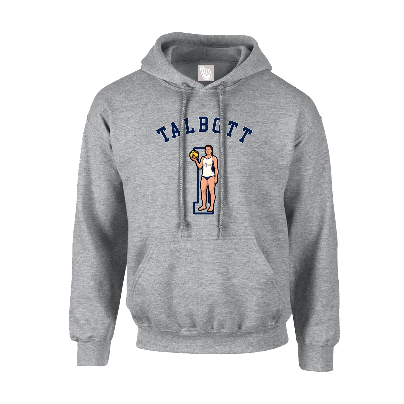Youth Hoodie — Shirsey Arch in Grey