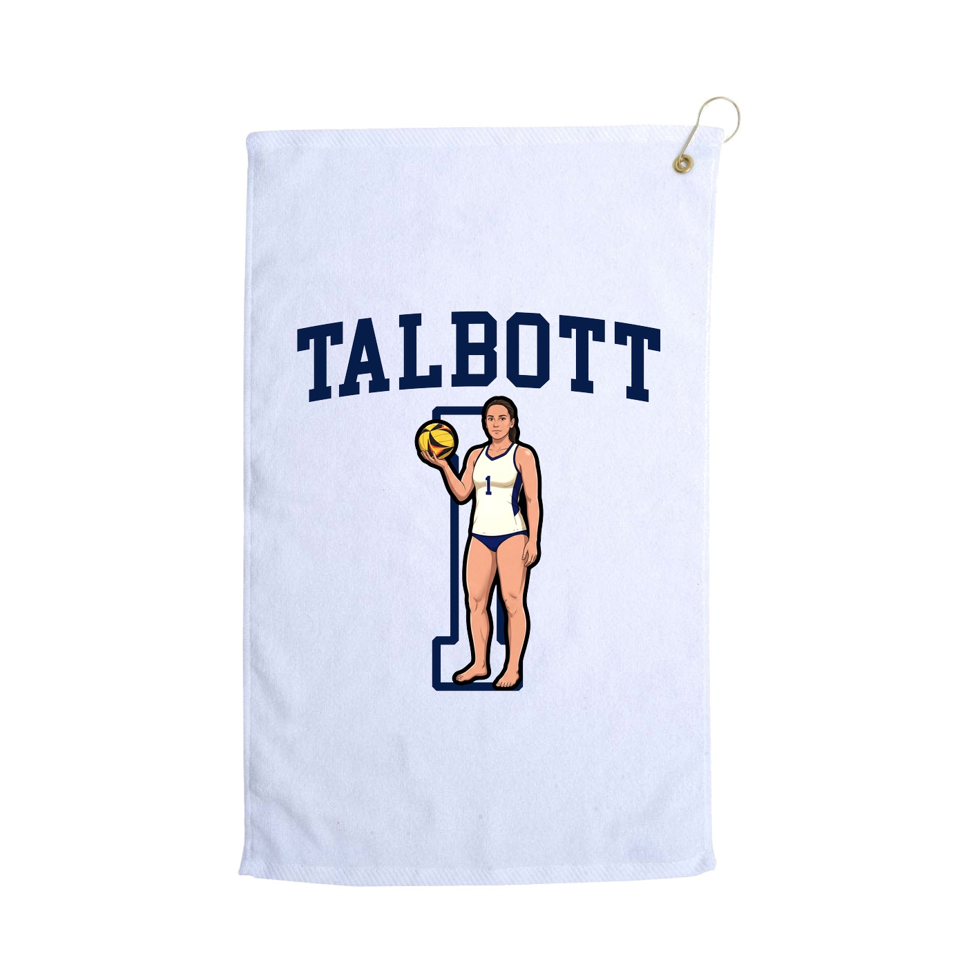 Golf Towel — Shirsey in White