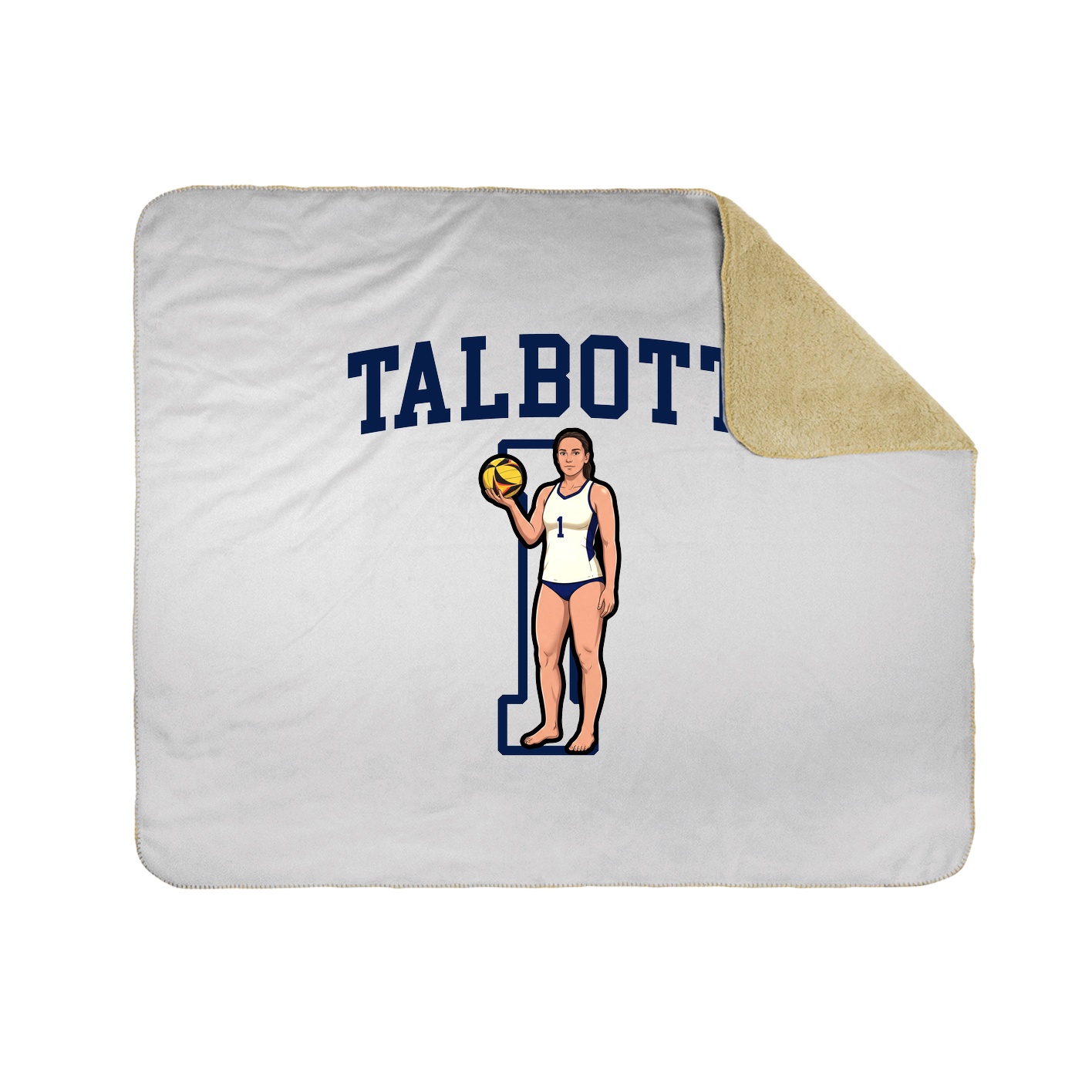 Throw Blanket — Shirsey in White