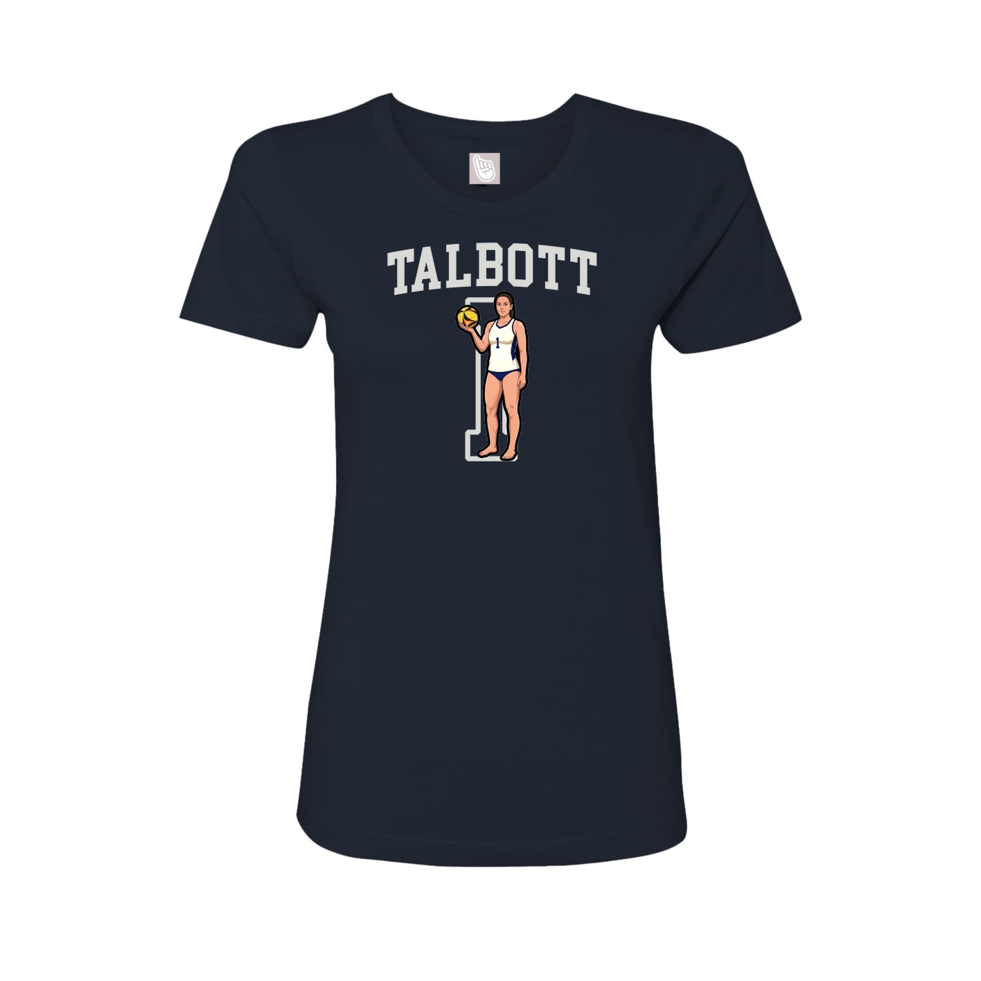 Fitted Women's Tee — Shirsey in Navy