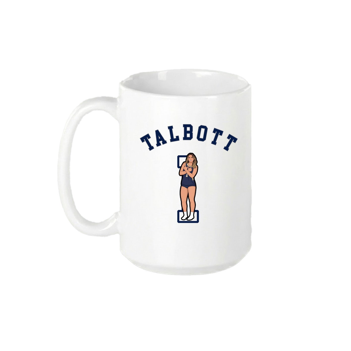 15oz Coffee Mug — Shirsey Arch in White