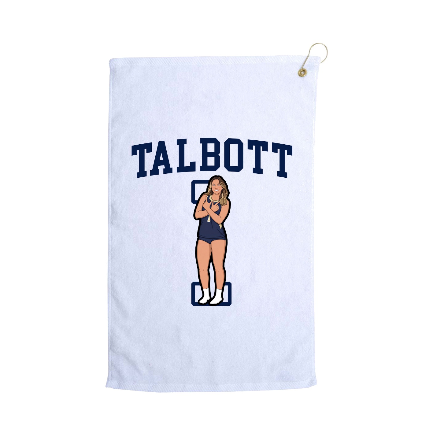 Golf Towel — Shirsey in White