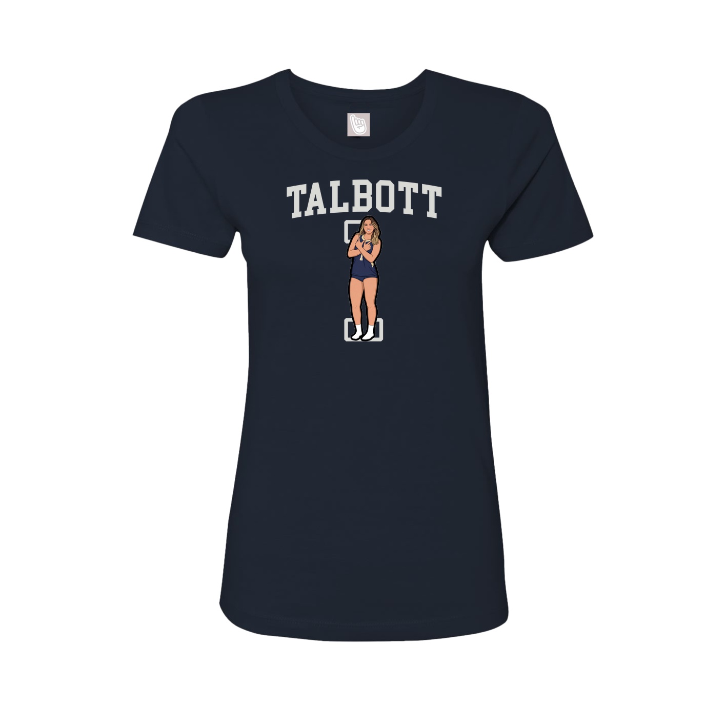 Fitted Women's Tee — Shirsey in Navy