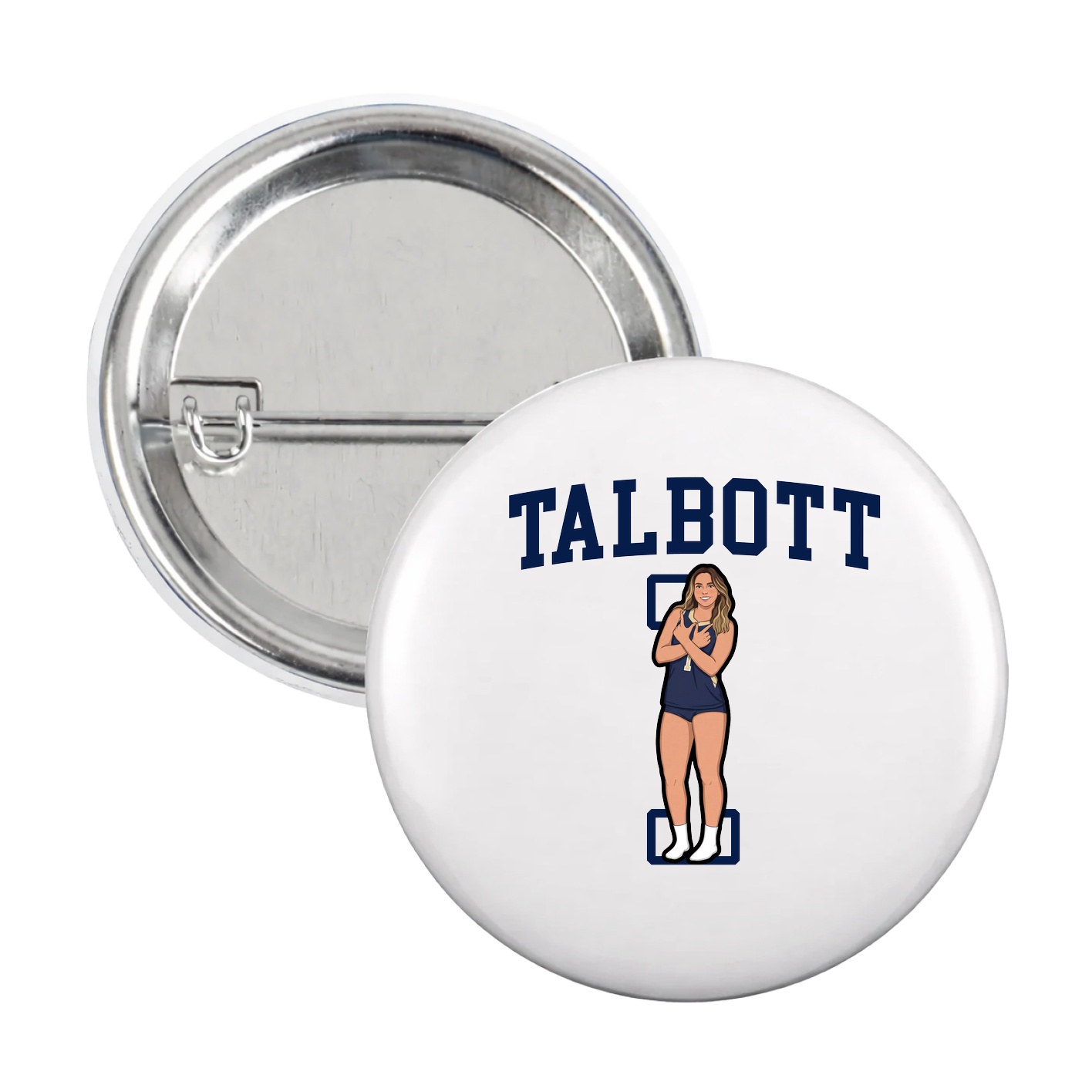 Game Day Button — Shirsey in White