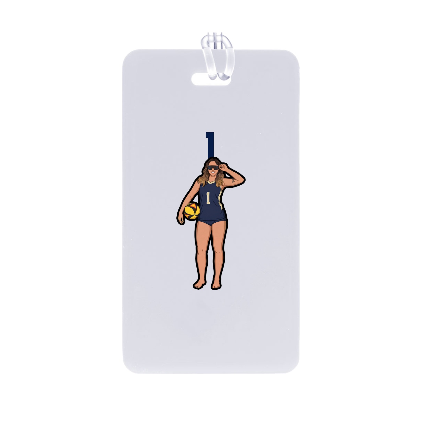 Bag Tag — Number Top in Classic