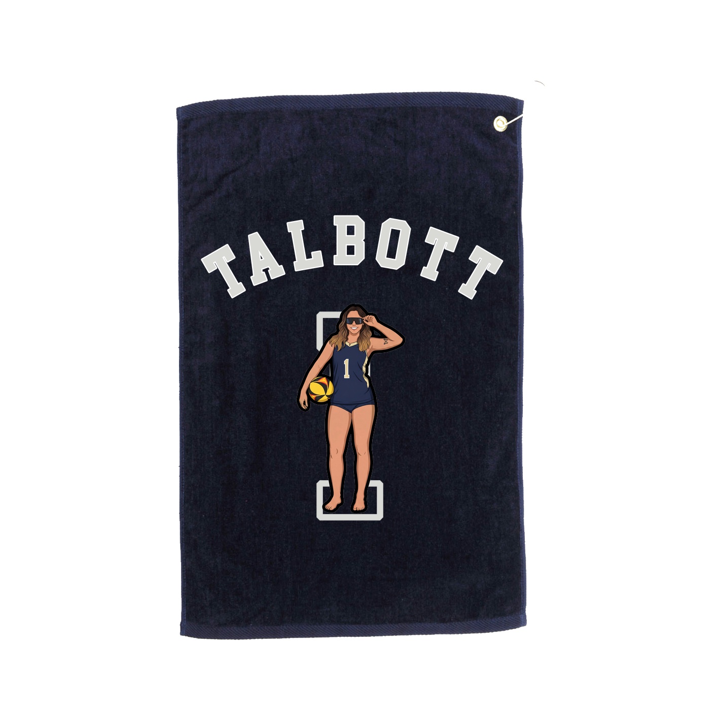 Golf Towel — Shirsey Arch in Navy