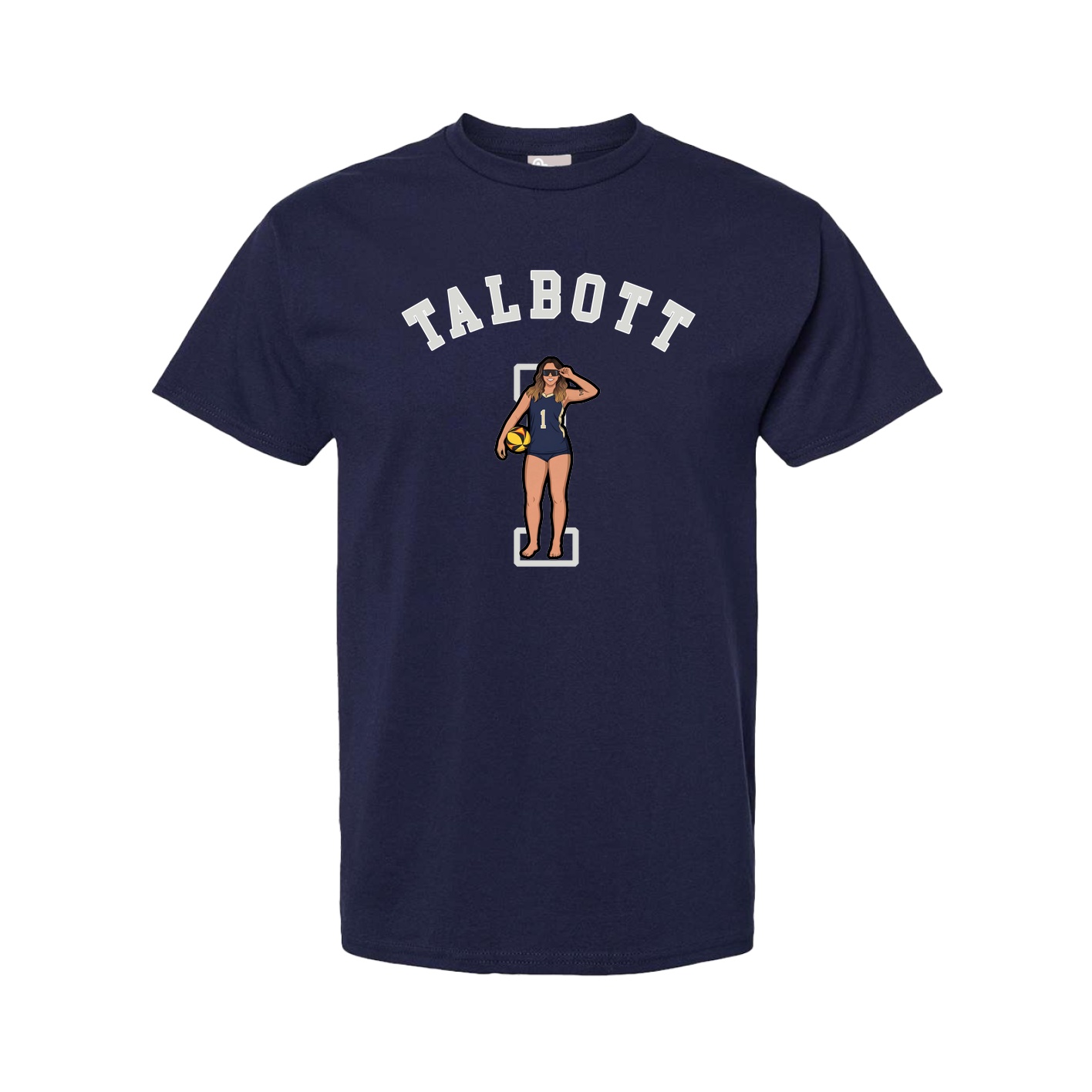Youth Tee — Shirsey Arch in Navy
