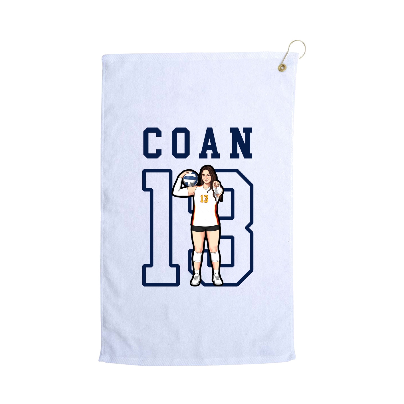 Golf Towel — Shirsey in White