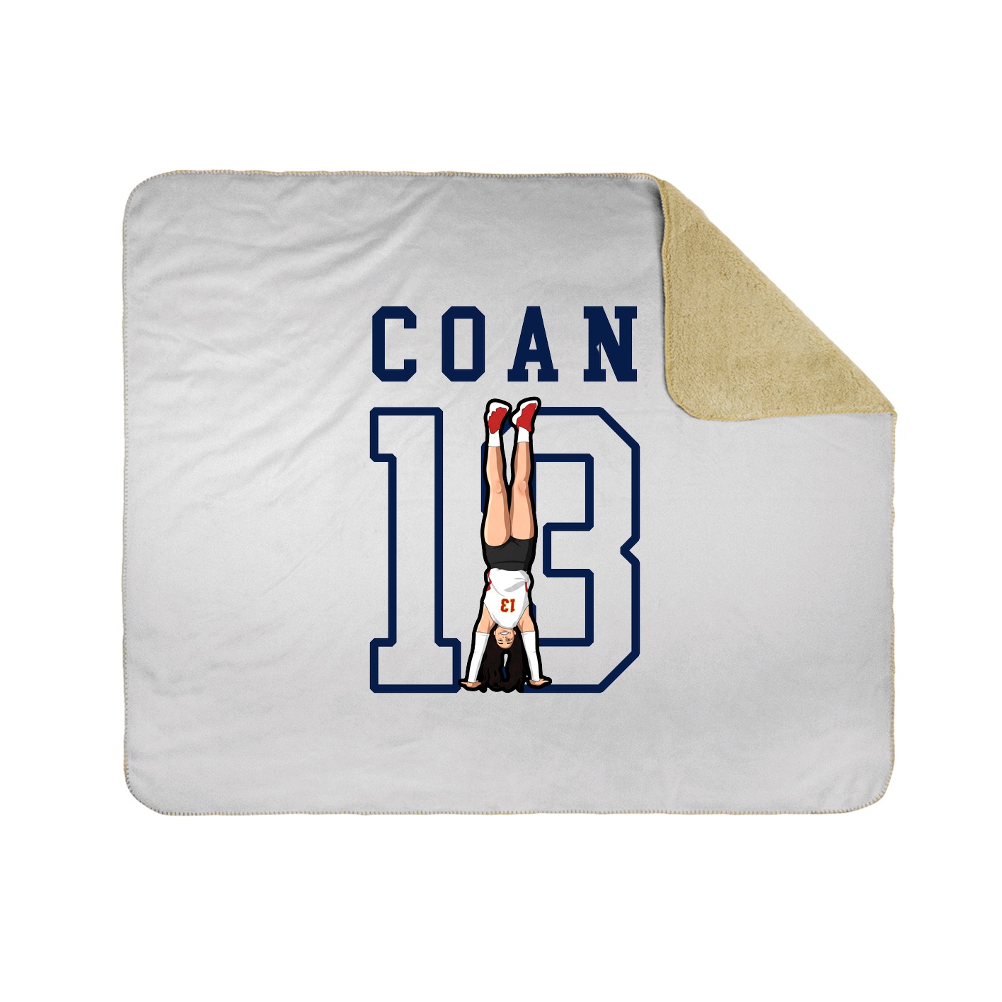 Throw Blanket — Shirsey in White