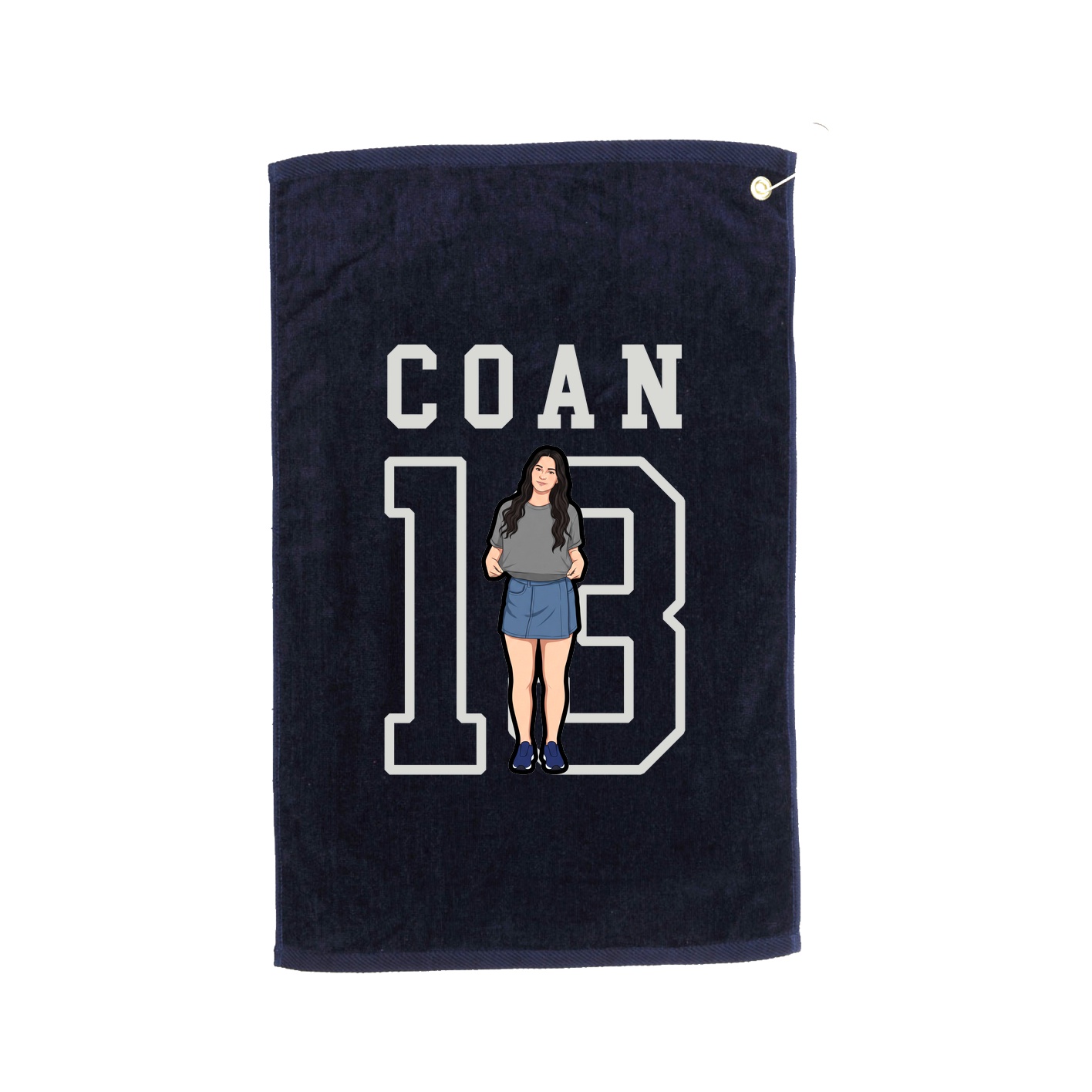 Golf Towel — Shirsey in Navy