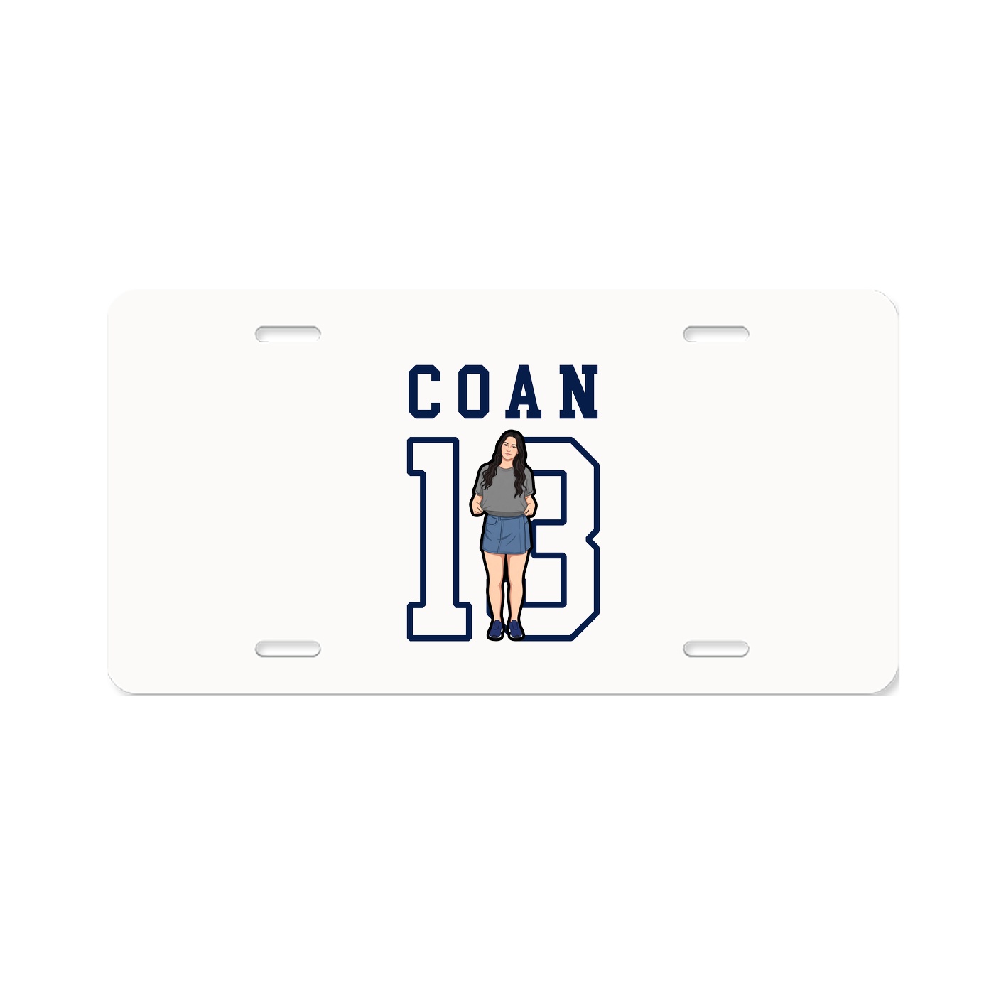 License Plate — Shirsey in Classic