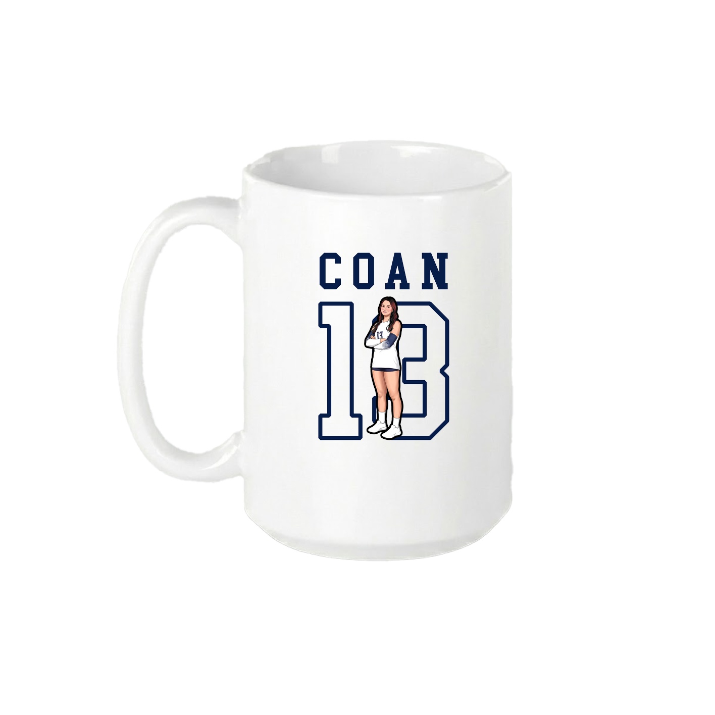 15oz Coffee Mug — Shirsey in White