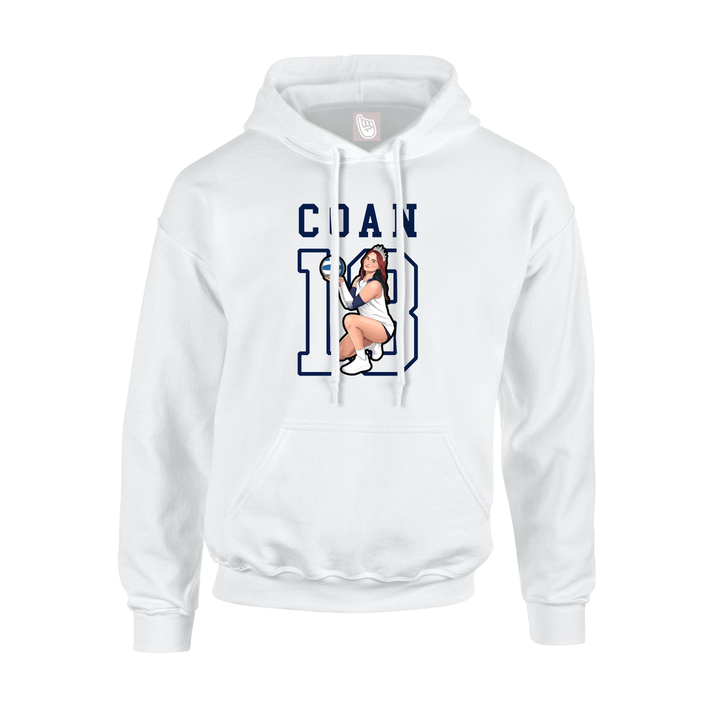 Youth Hoodie — Shirsey in White