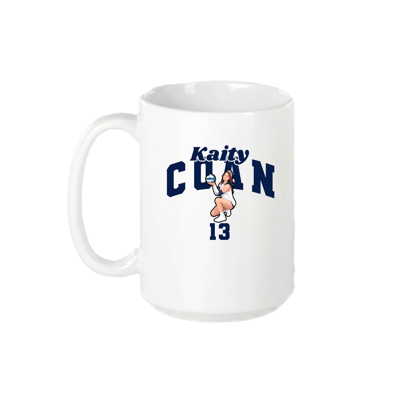15oz Coffee Mug — Signature Arch in White